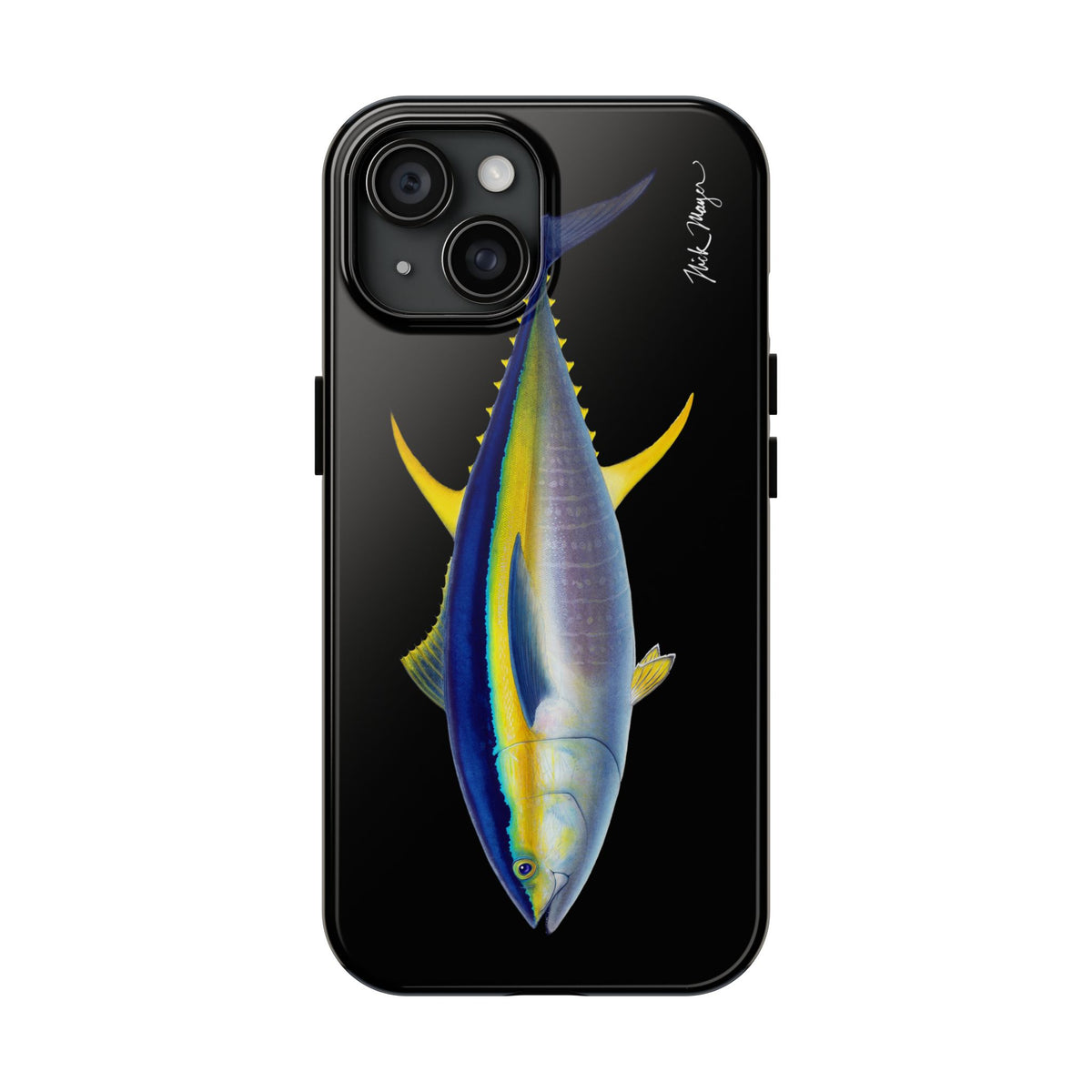 Yellowfin Tuna Black Phone Case (iPhone) Printify