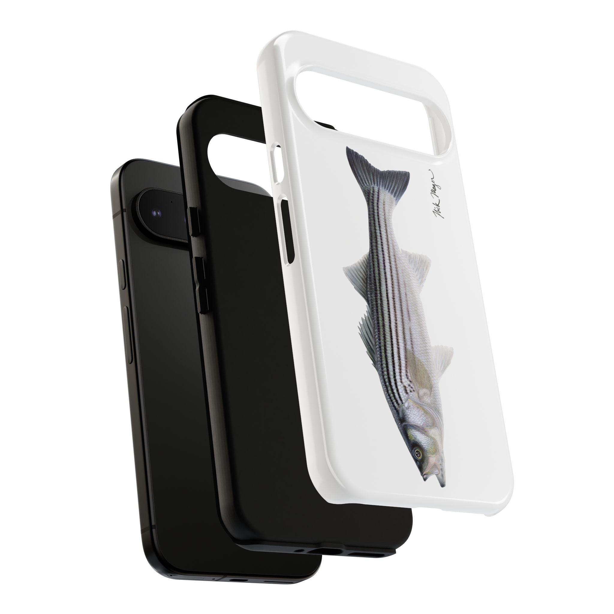 Schoolie Striper White Phone Case (Samsung) Printify