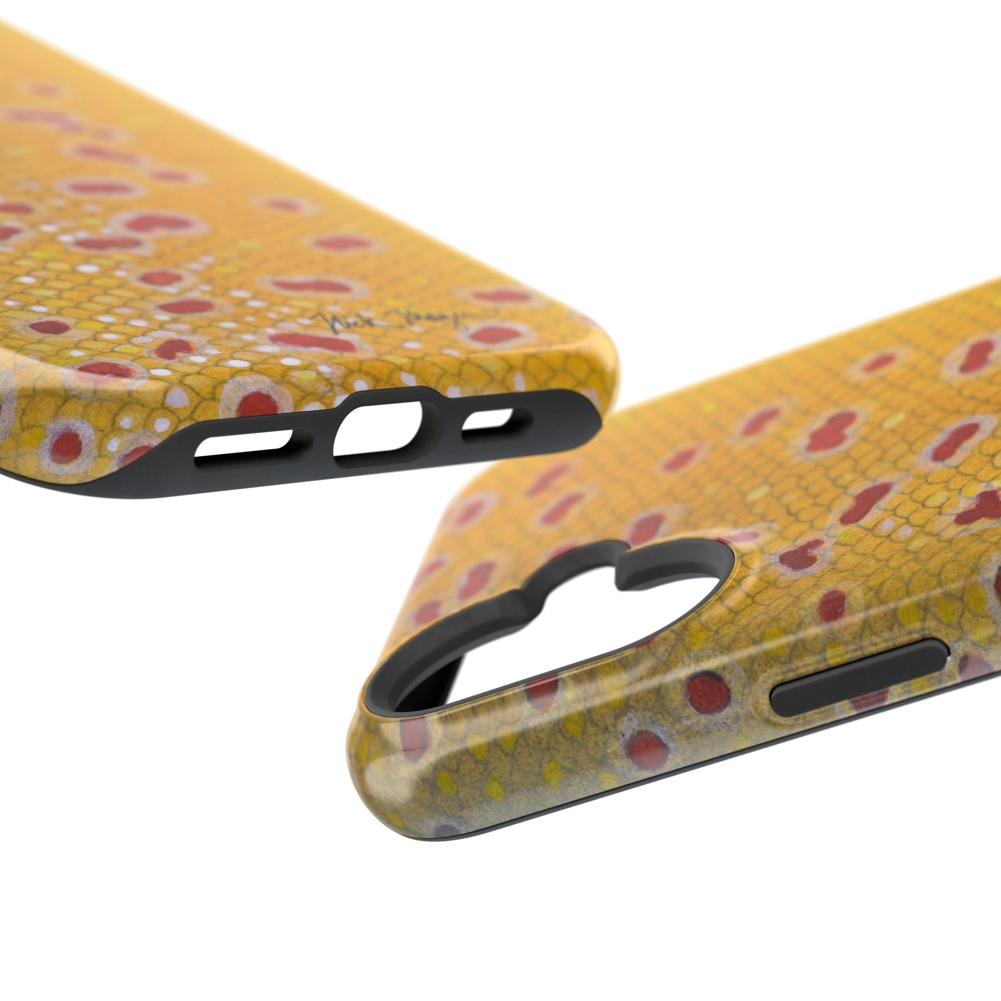 Brown Trout 3 Skin MagSafe iPhone Case