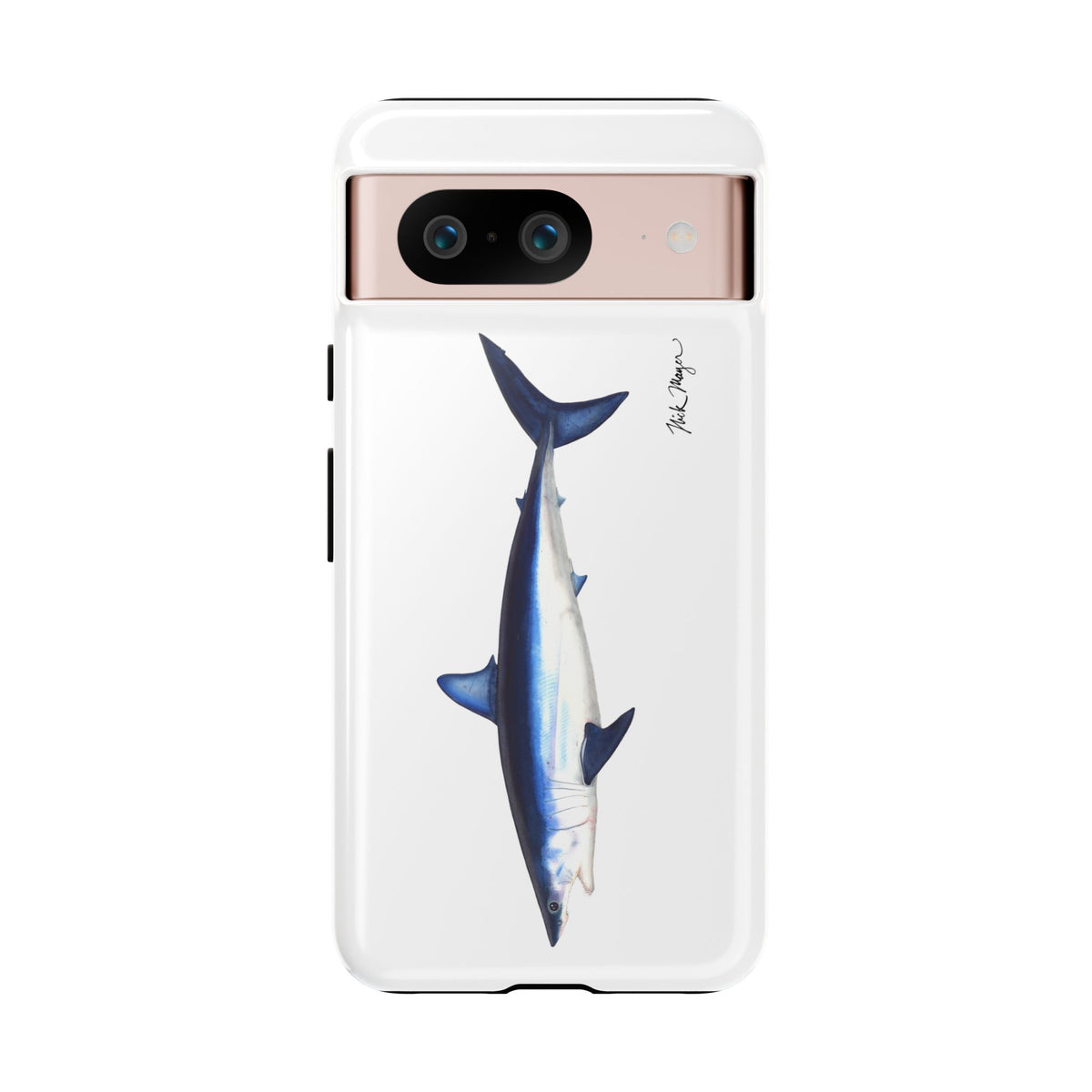 Mako Shark White Phone Case (Samsung) Printify