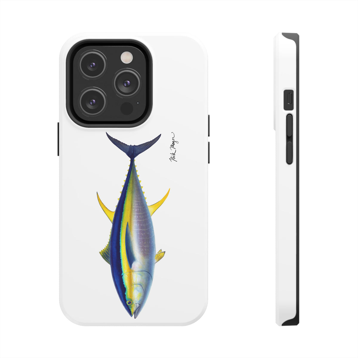 Yellowfin Tuna White Phone Case (iPhone) Printify