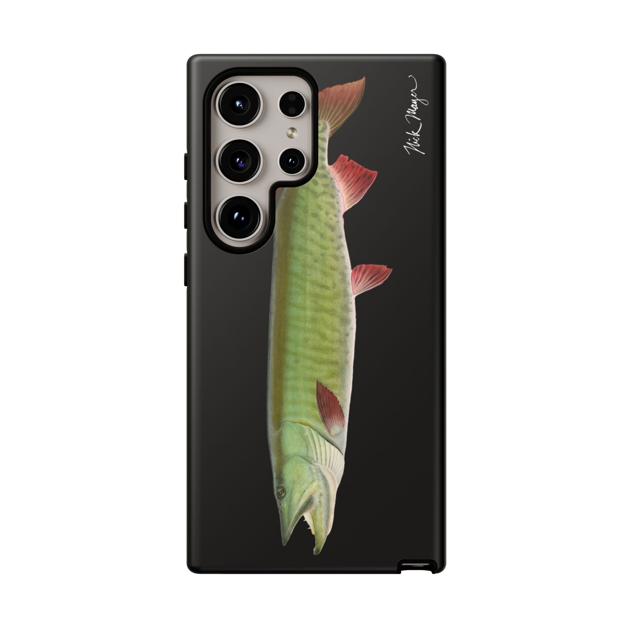 Trophy Muskie Black Phone Case (Samsung)