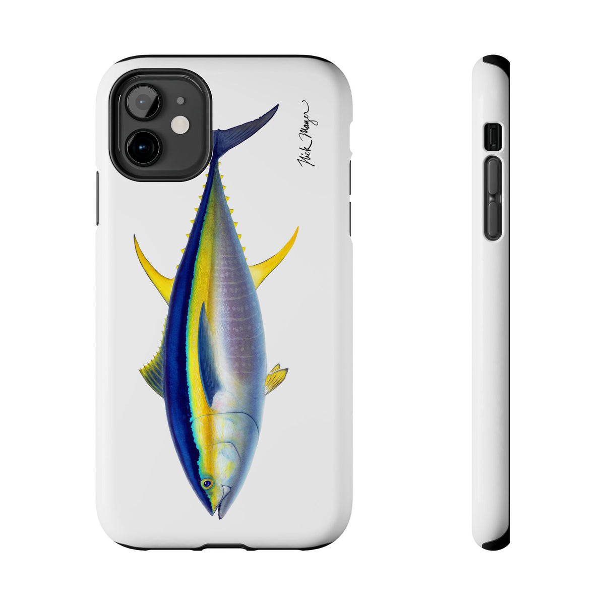 Yellowfin Tuna White Phone Case (iPhone) Printify