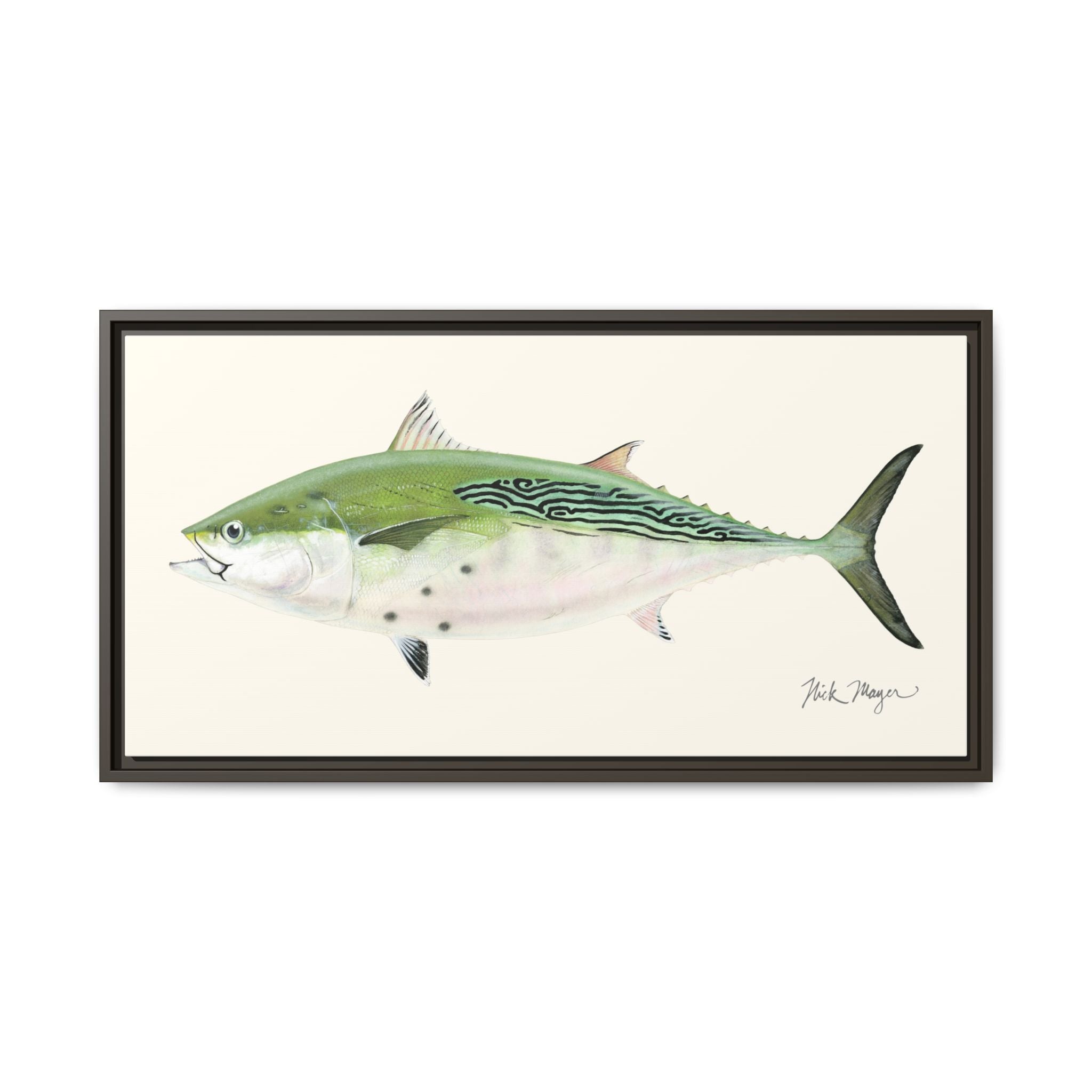 Albie Framed Canvas Print