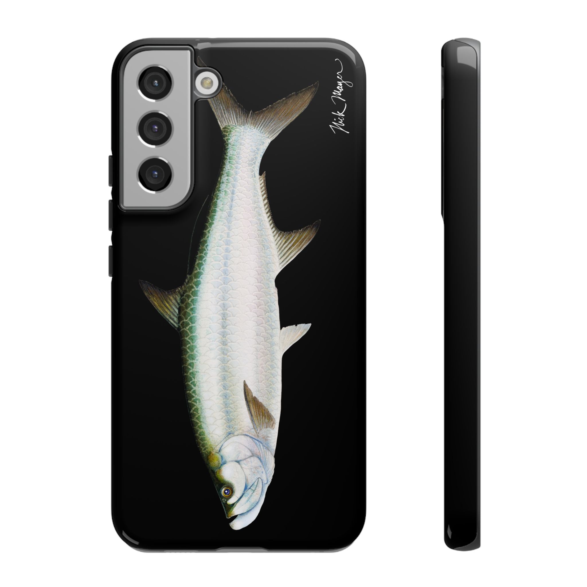 Tarpon Black Phone Case (Samsung) Printify