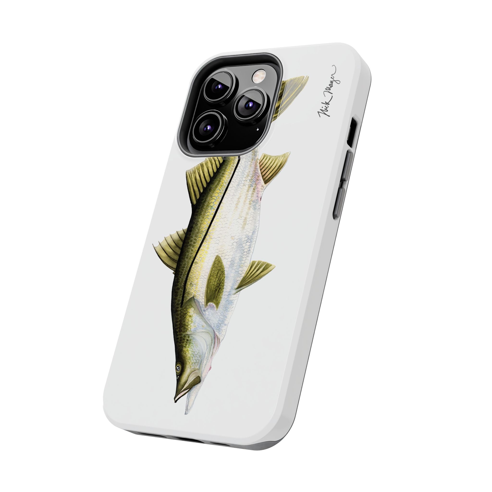 Snook White Phone Case (iPhone)