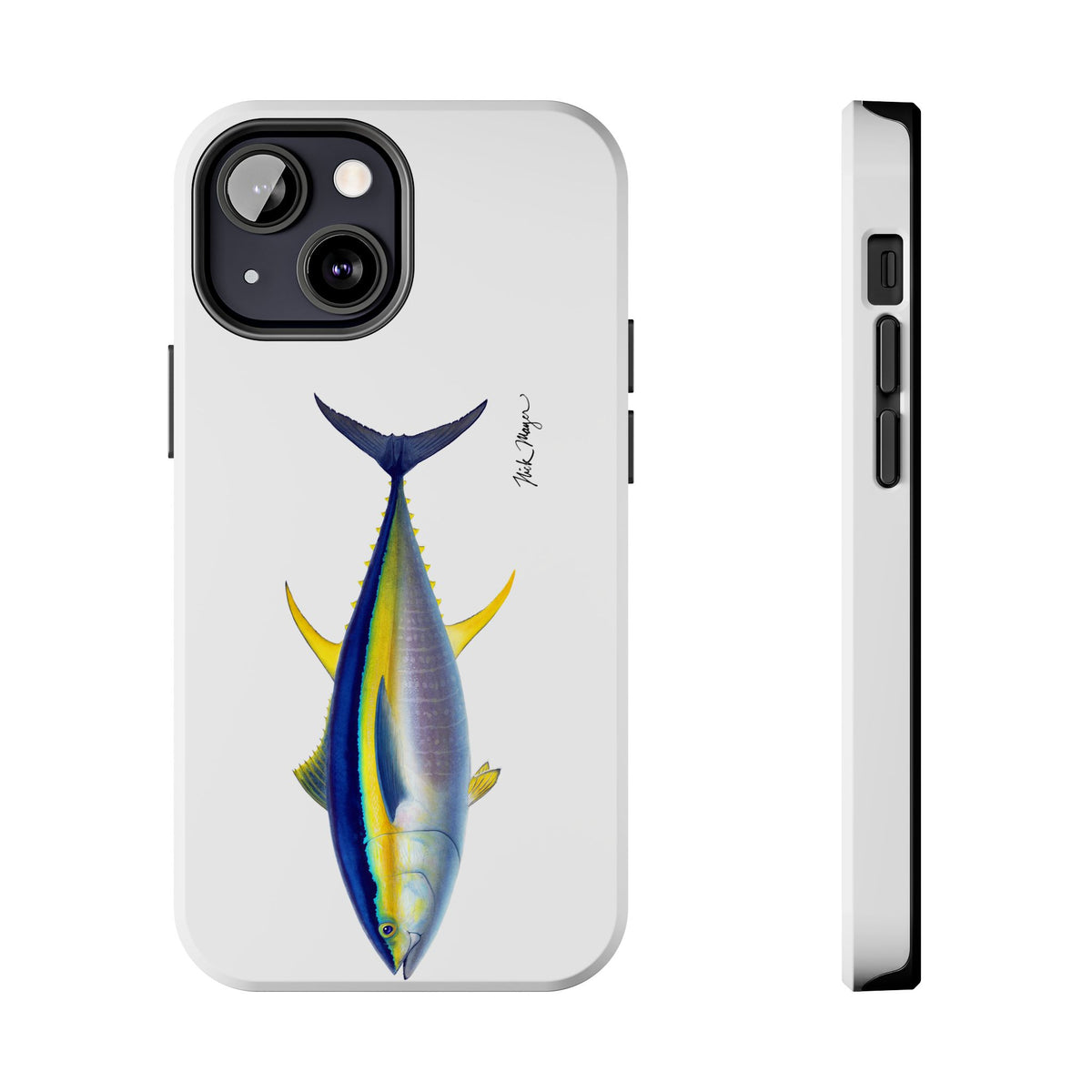 Yellowfin Tuna White Phone Case (iPhone) Printify