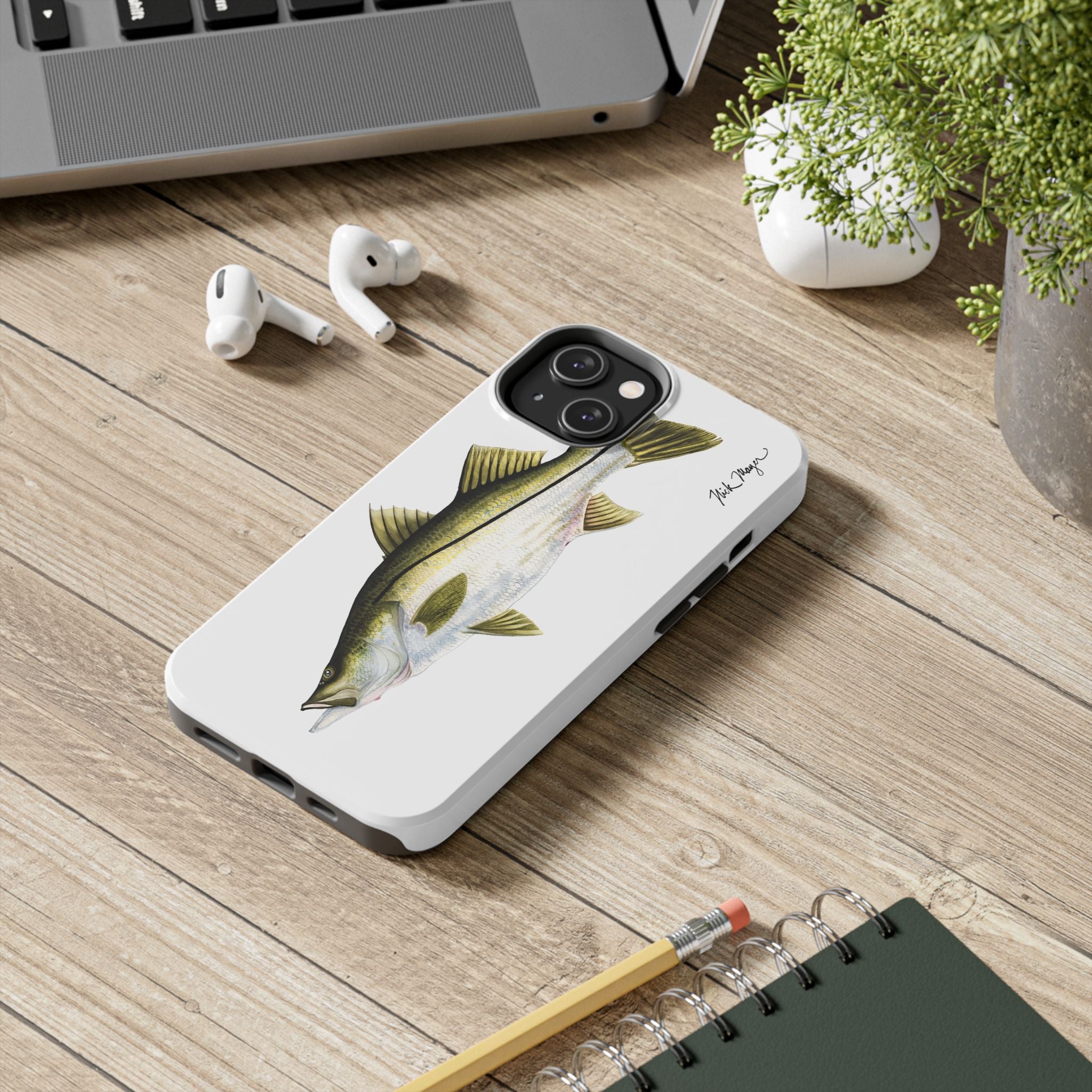 Snook White Phone Case (iPhone)