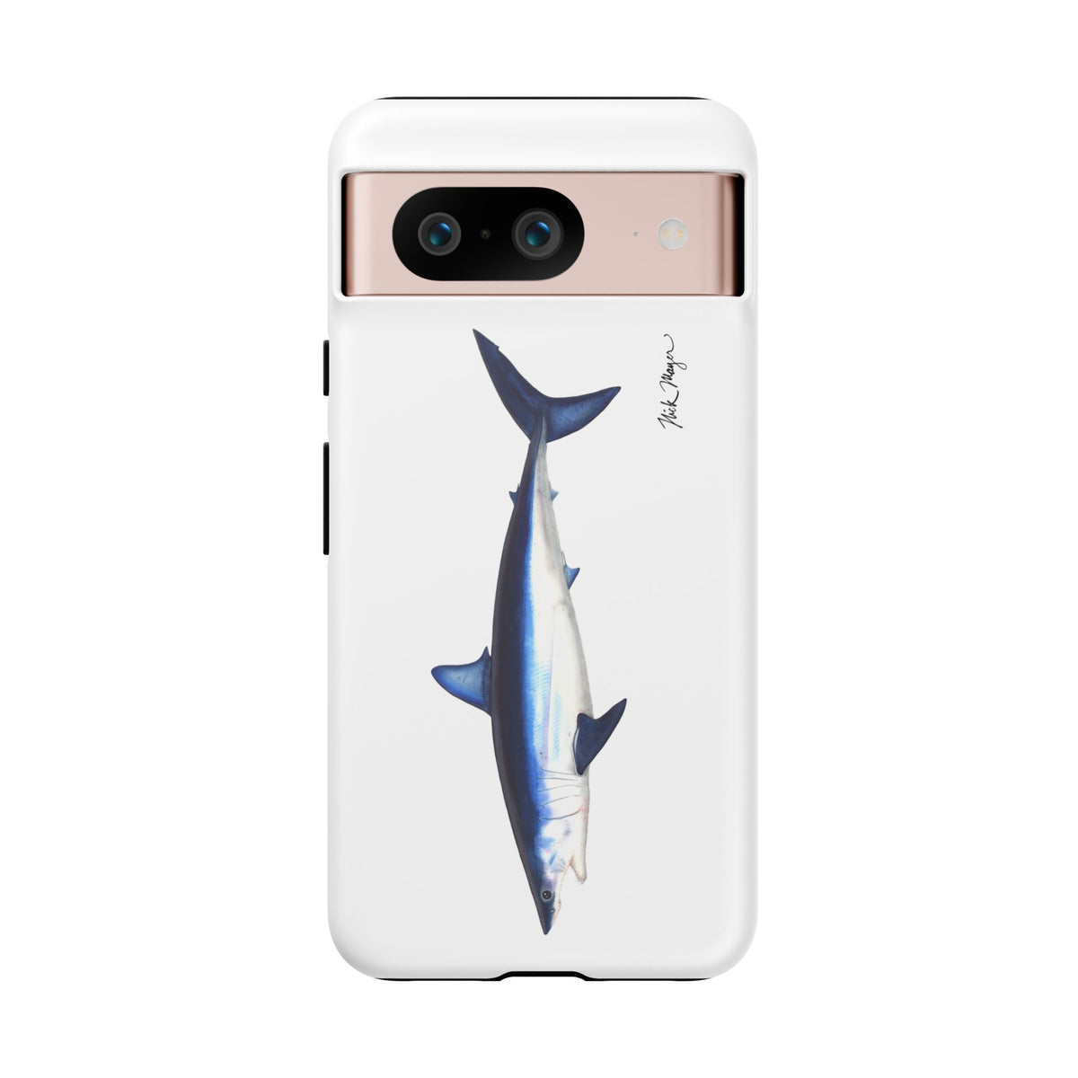 Mako Shark White Phone Case (Samsung) Printify