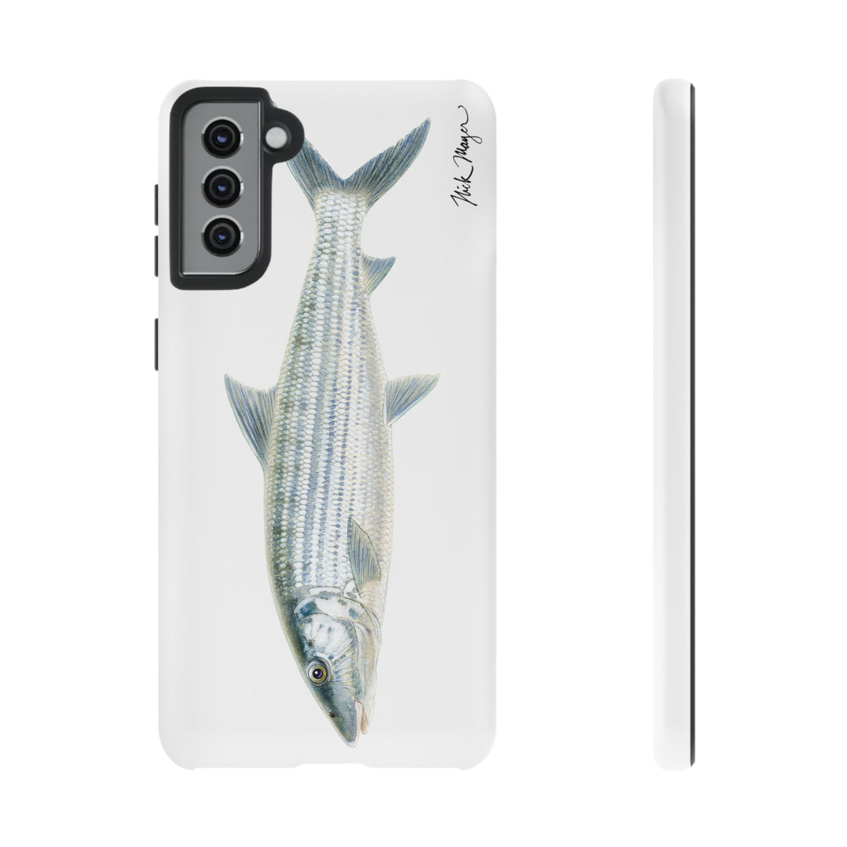 Bonefish White Phone Case (Samsung) Printify