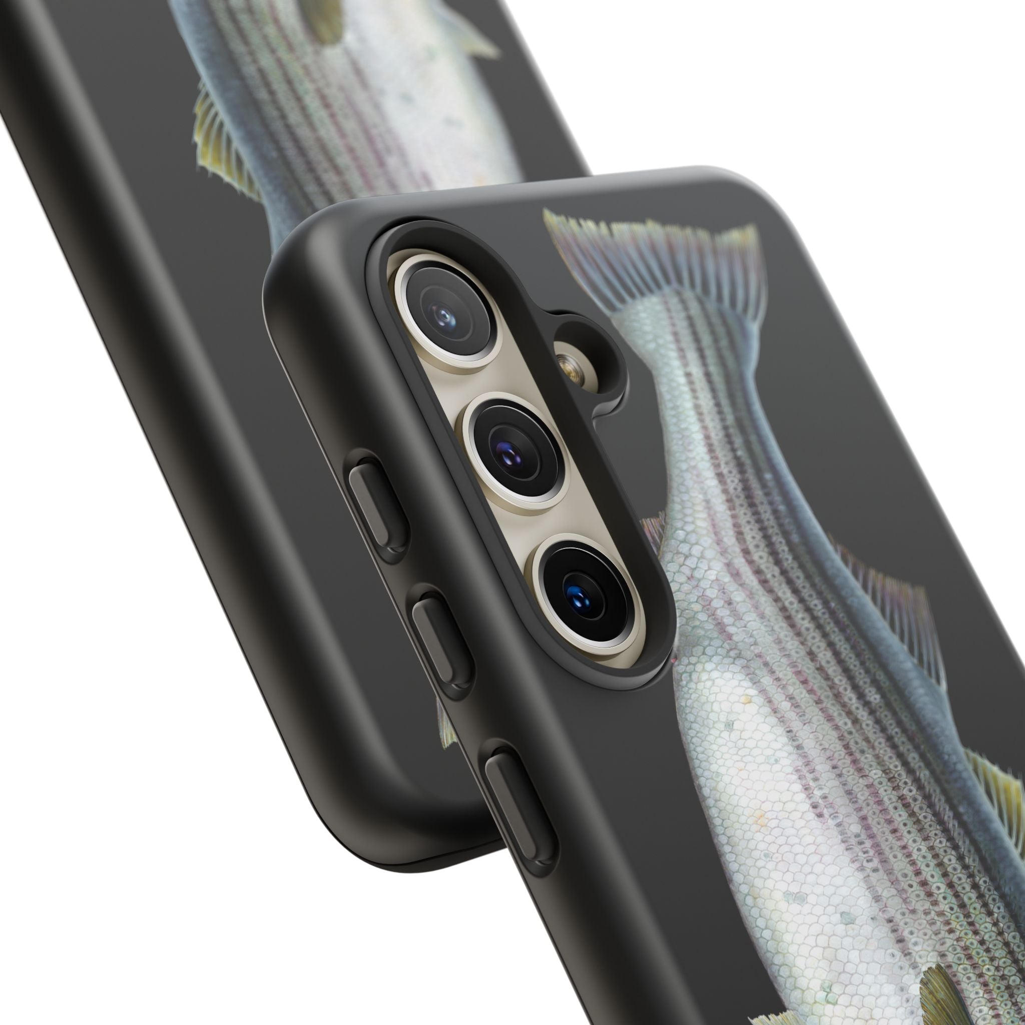 Cow Striper Phone Case (Samsung) - black