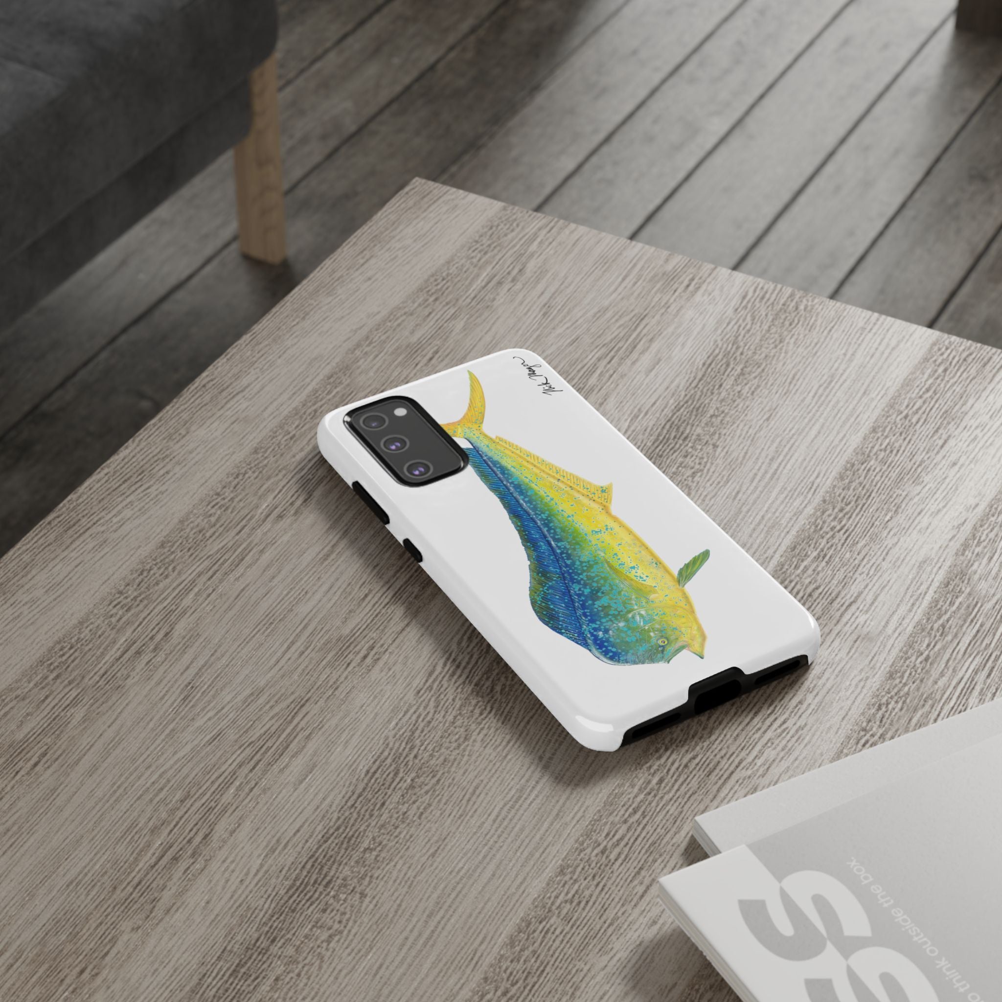 Bull Mahi White Phone Case (Samsung)