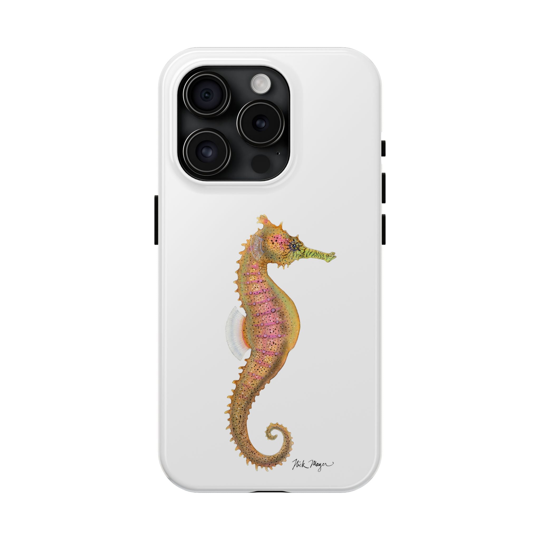 Pink Seahorse Phone Case (iPhone)