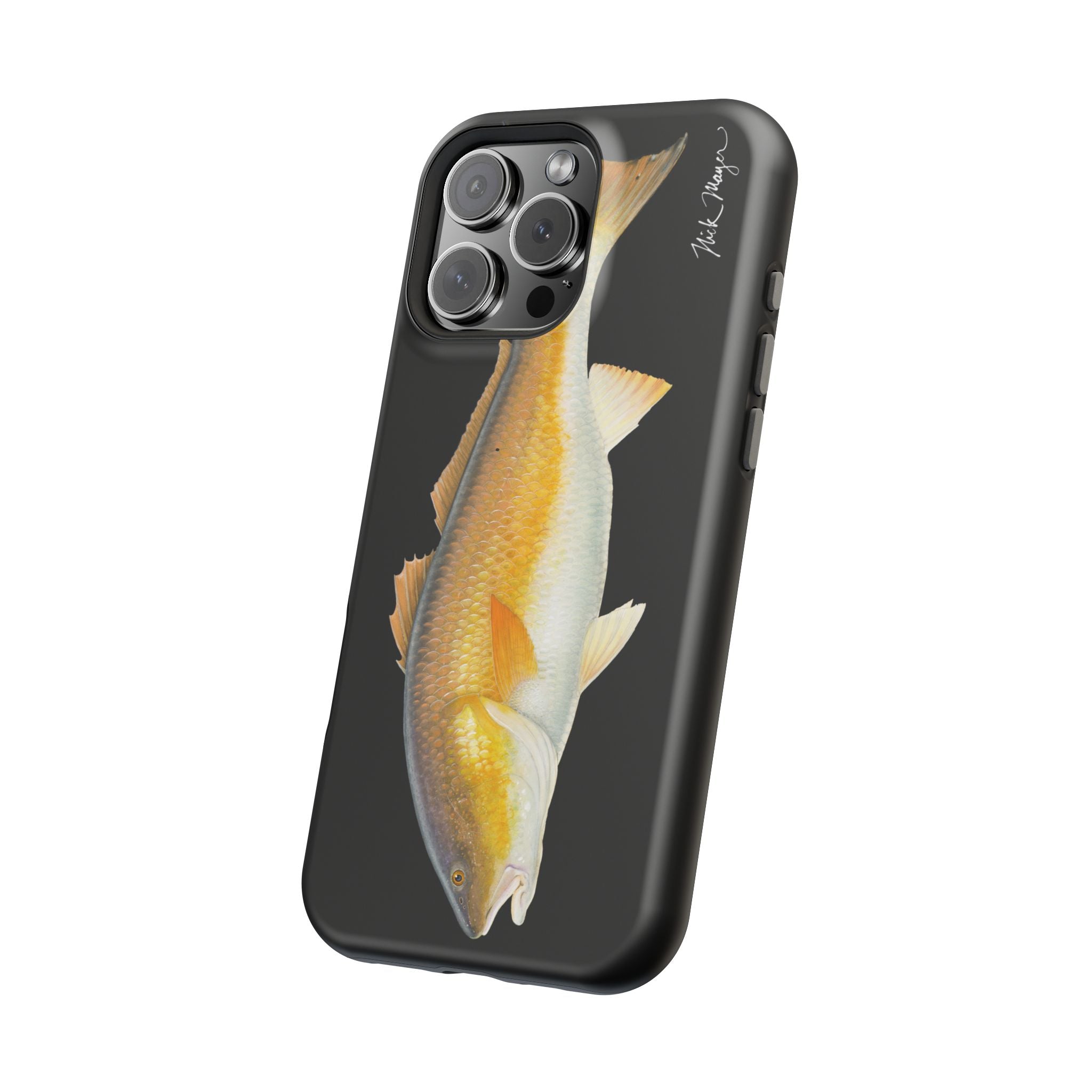 Bull Redfish MagSafe Black iPhone Case