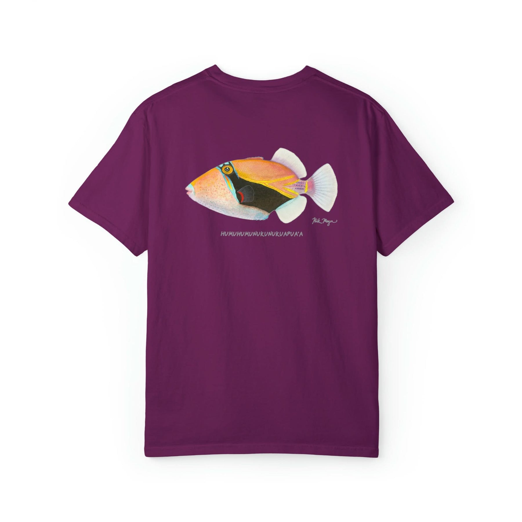 Humuhumu Premium Front & Back Comfort Colors Tee