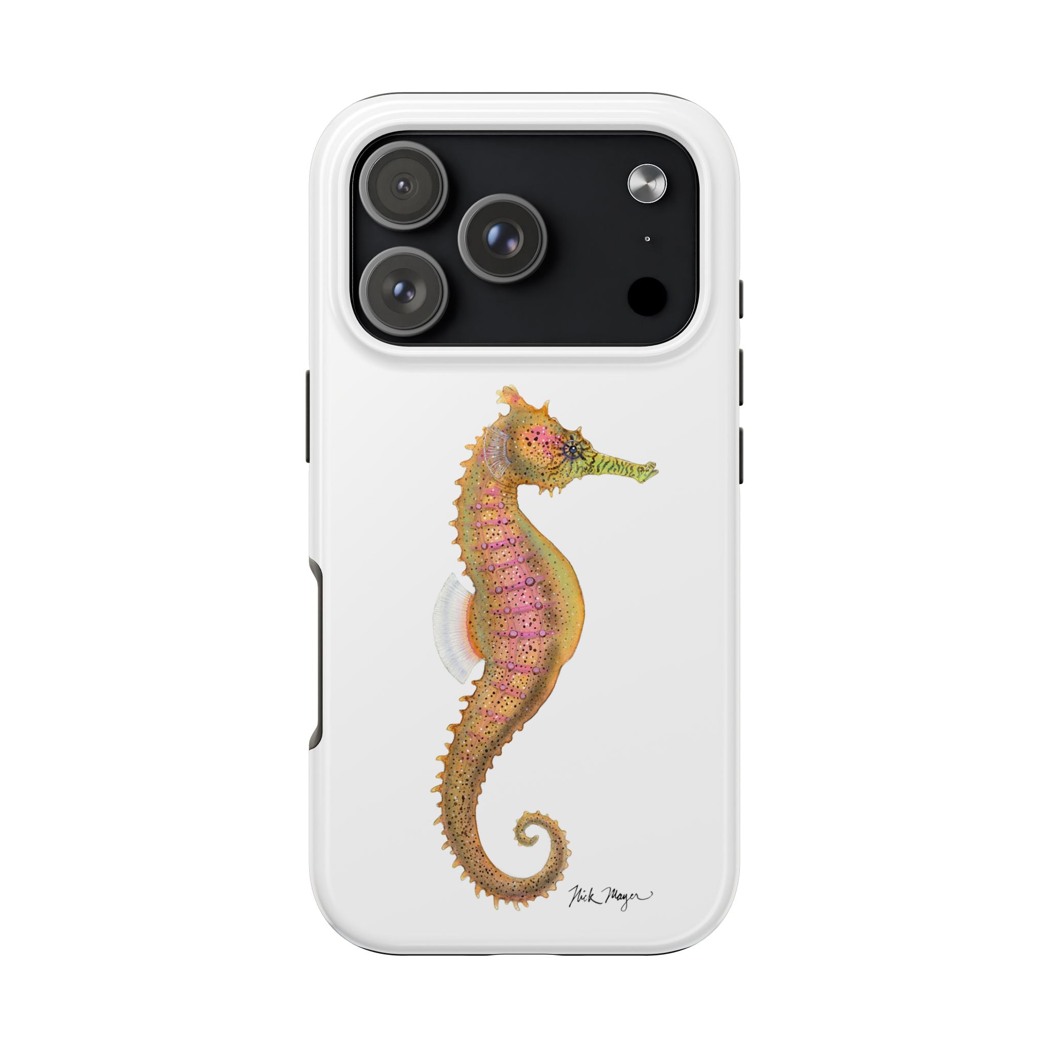 Pink Seahorse Phone Case (iPhone)
