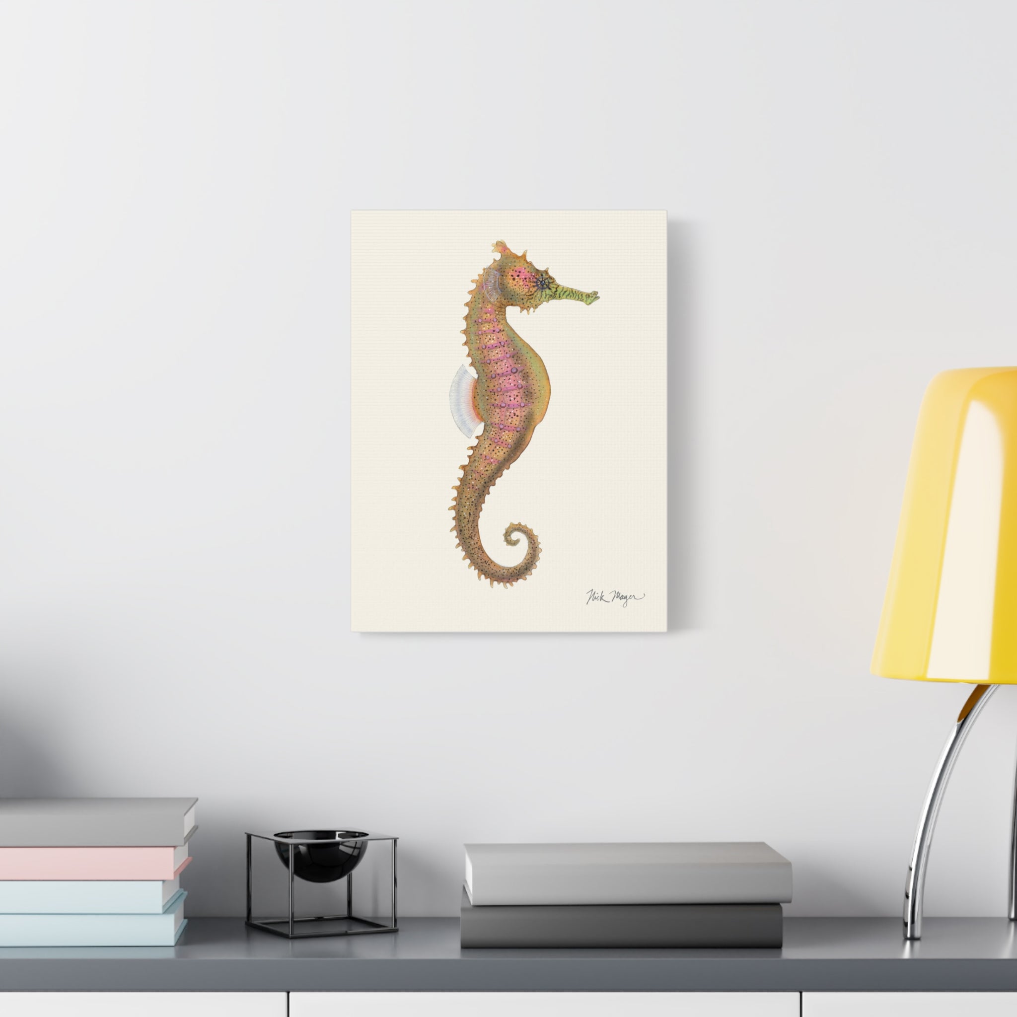 Estuary Seahorse Canvas Print