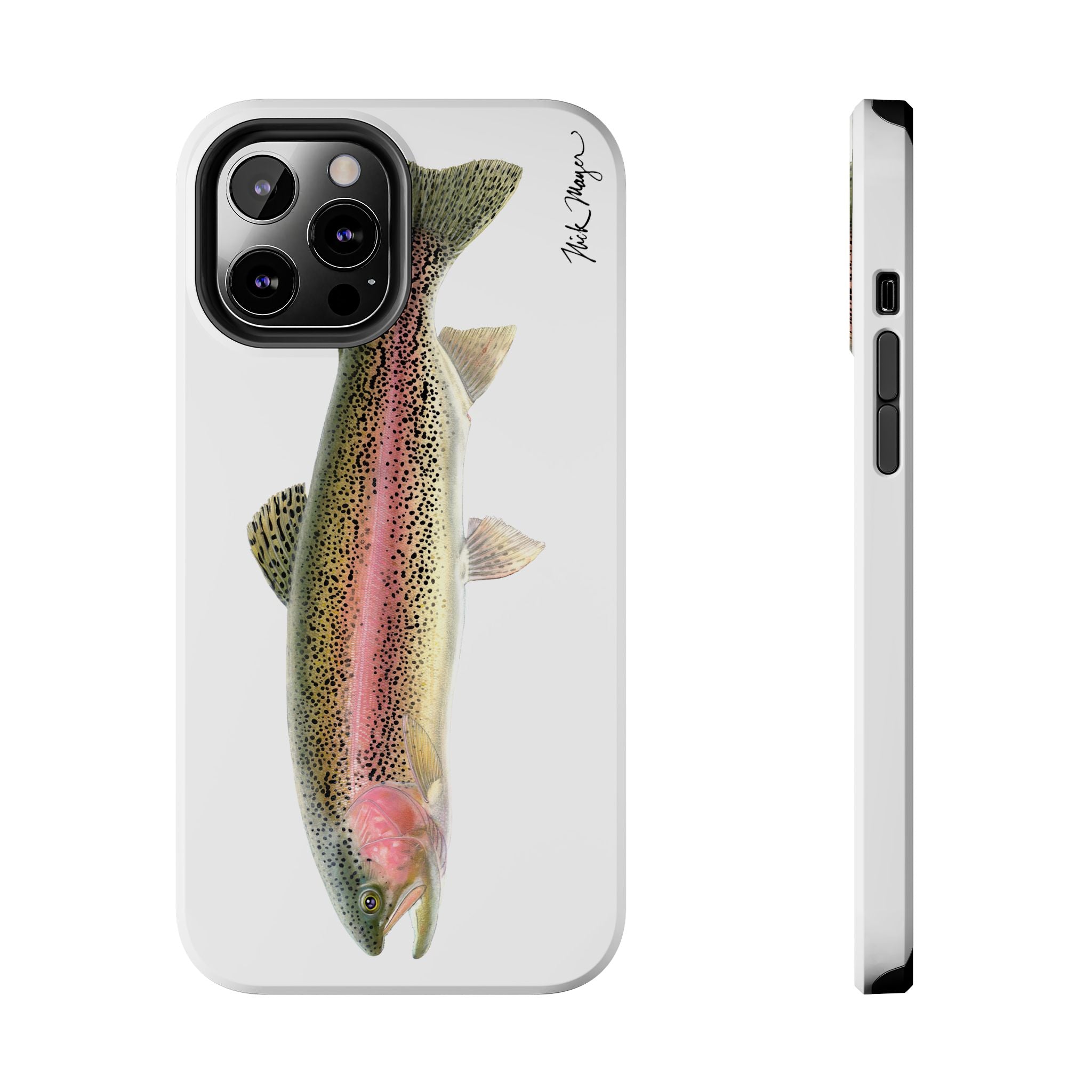 Rainbow Trout White Phone Case (iPhone)