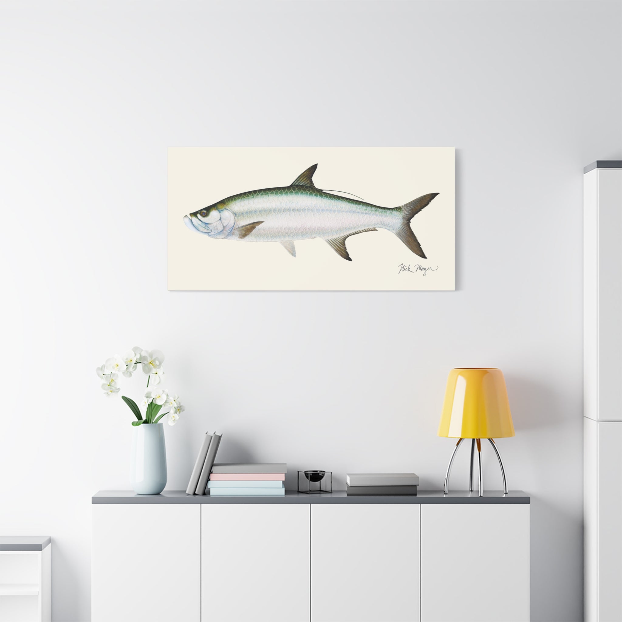 Tarpon Canvas Print Printify