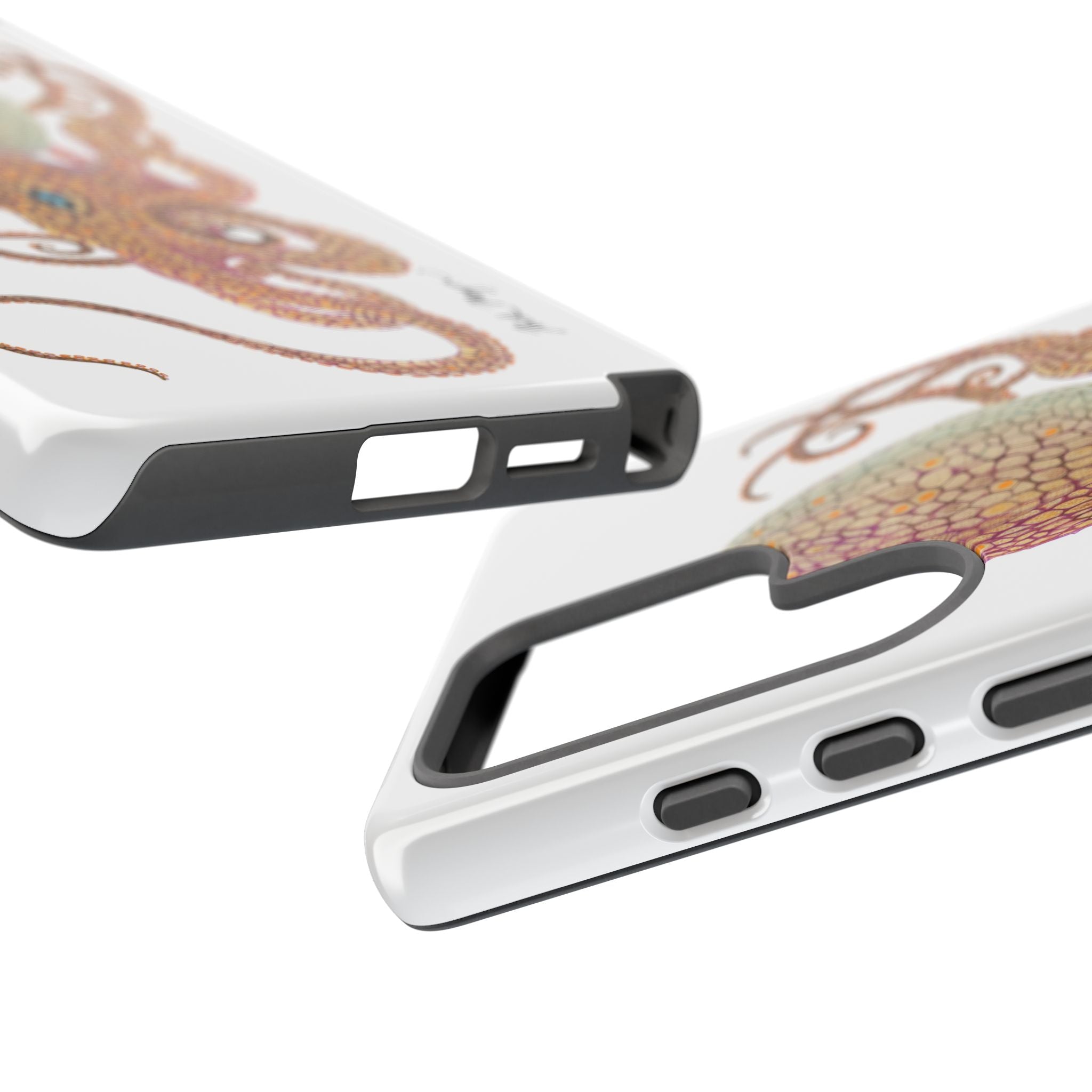 Two Spot Octopus White Phone Case (Samsung)