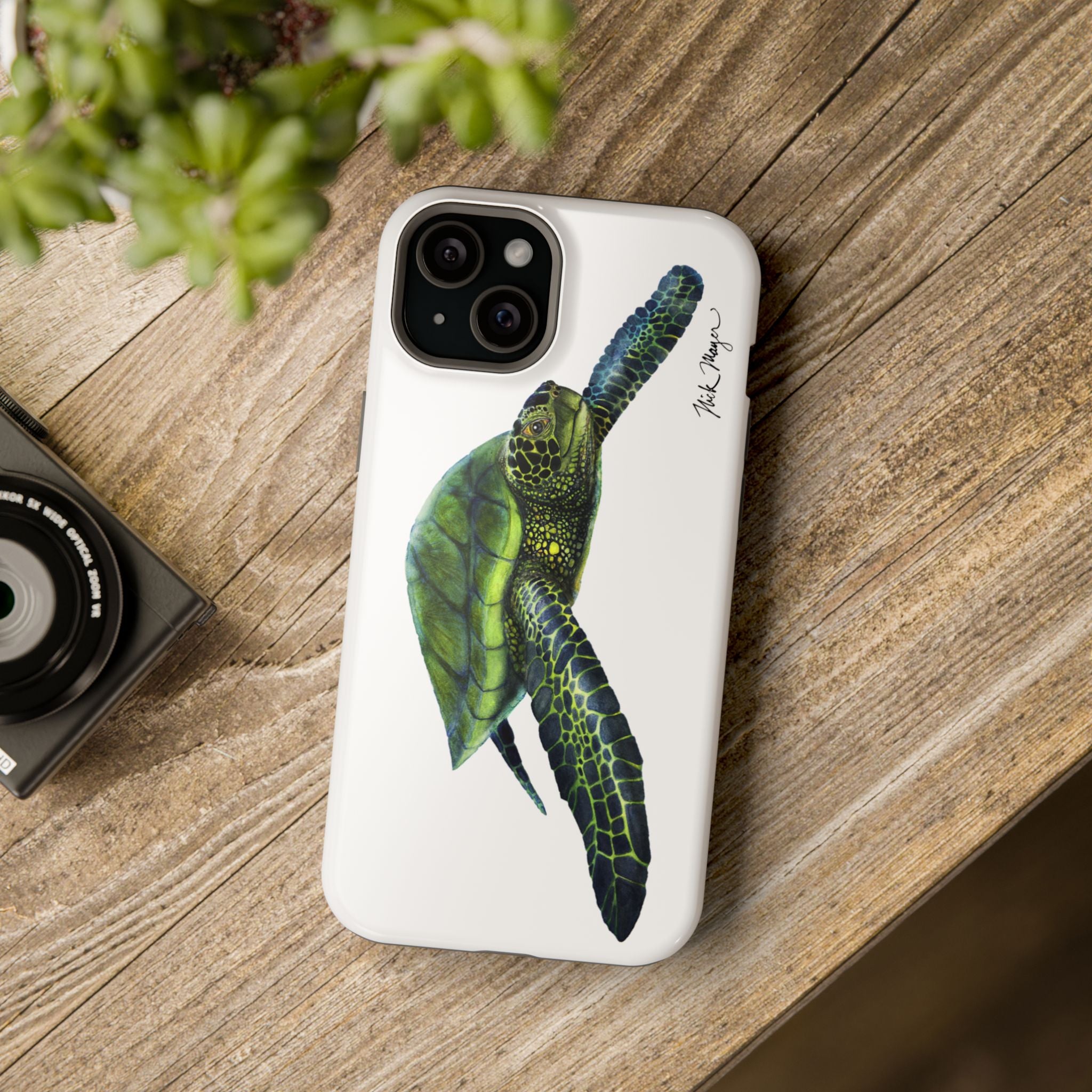 Green Sea Turtle MagSafe iPhone Case