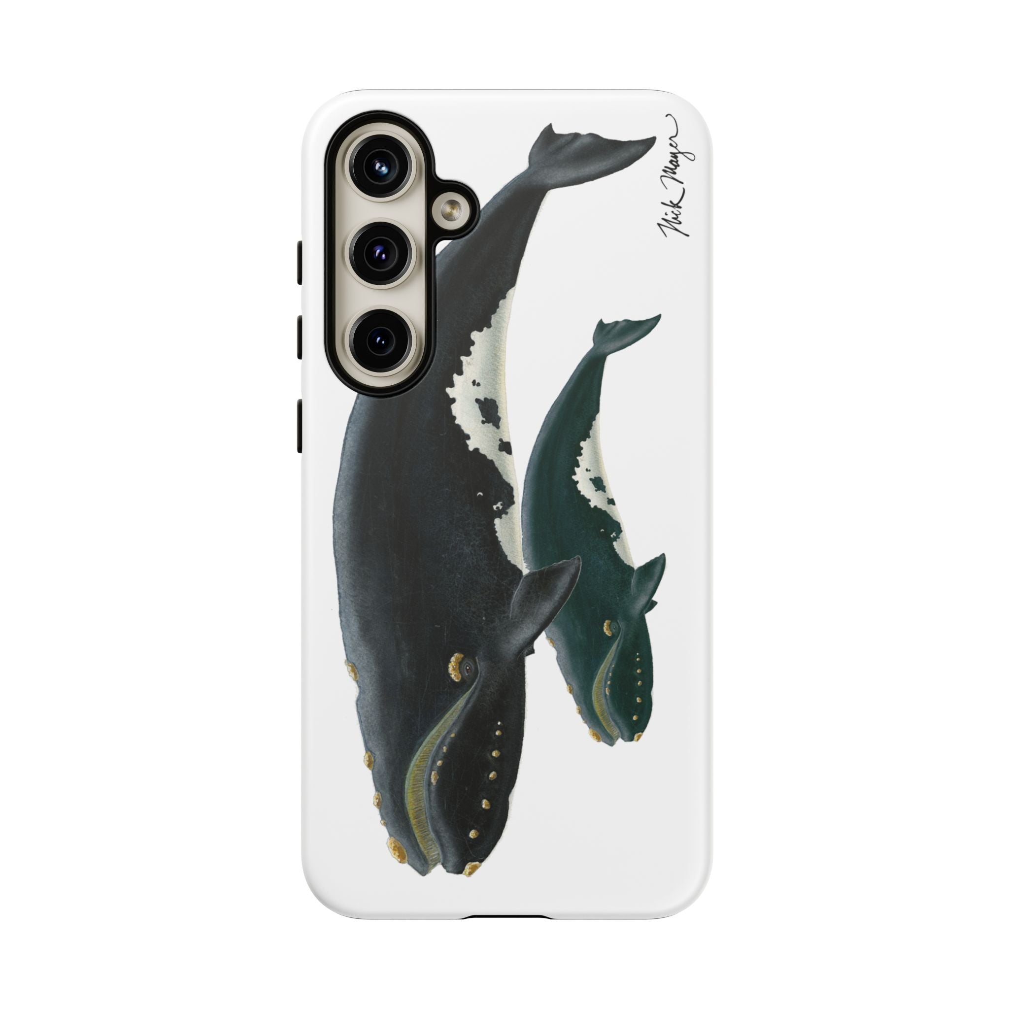 Mother & Calf Right Whale Phone Case (Samsung)