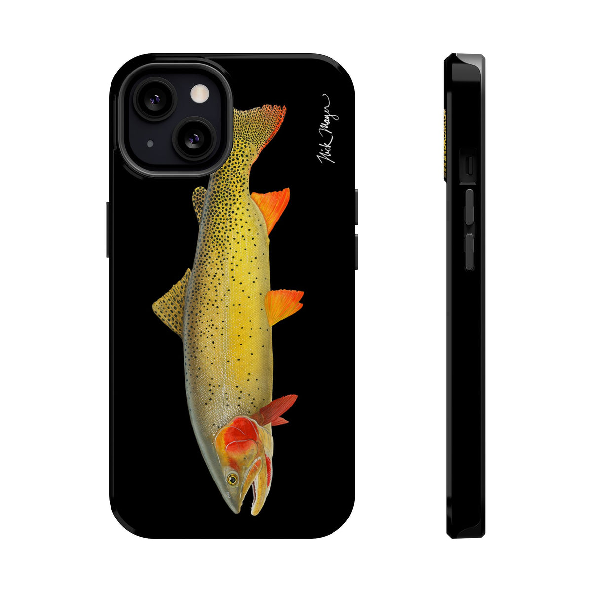 Cutthroat Trout 1 Black MagSafe iPhone Case Printify