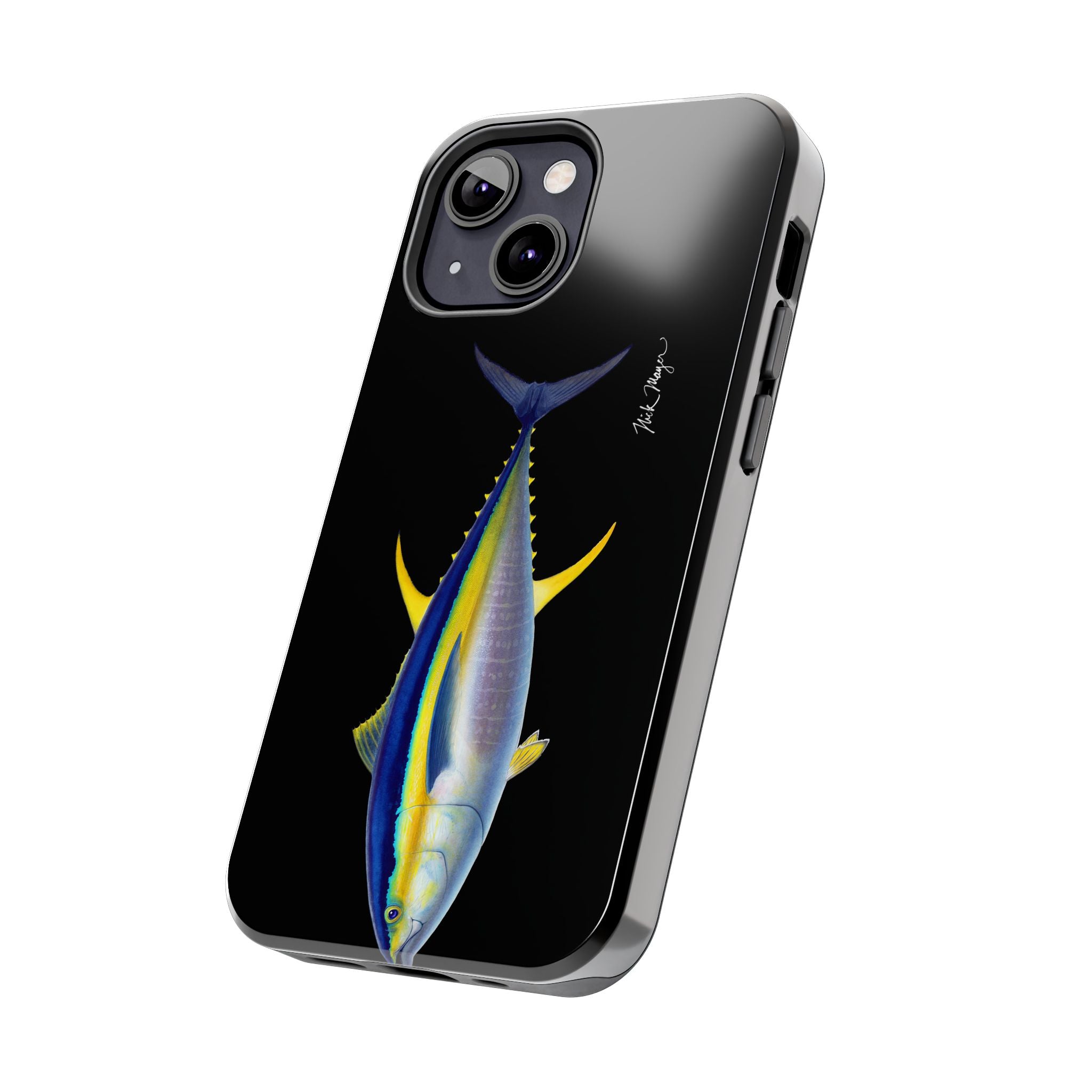 Yellowfin Tuna Black Phone Case (iPhone)