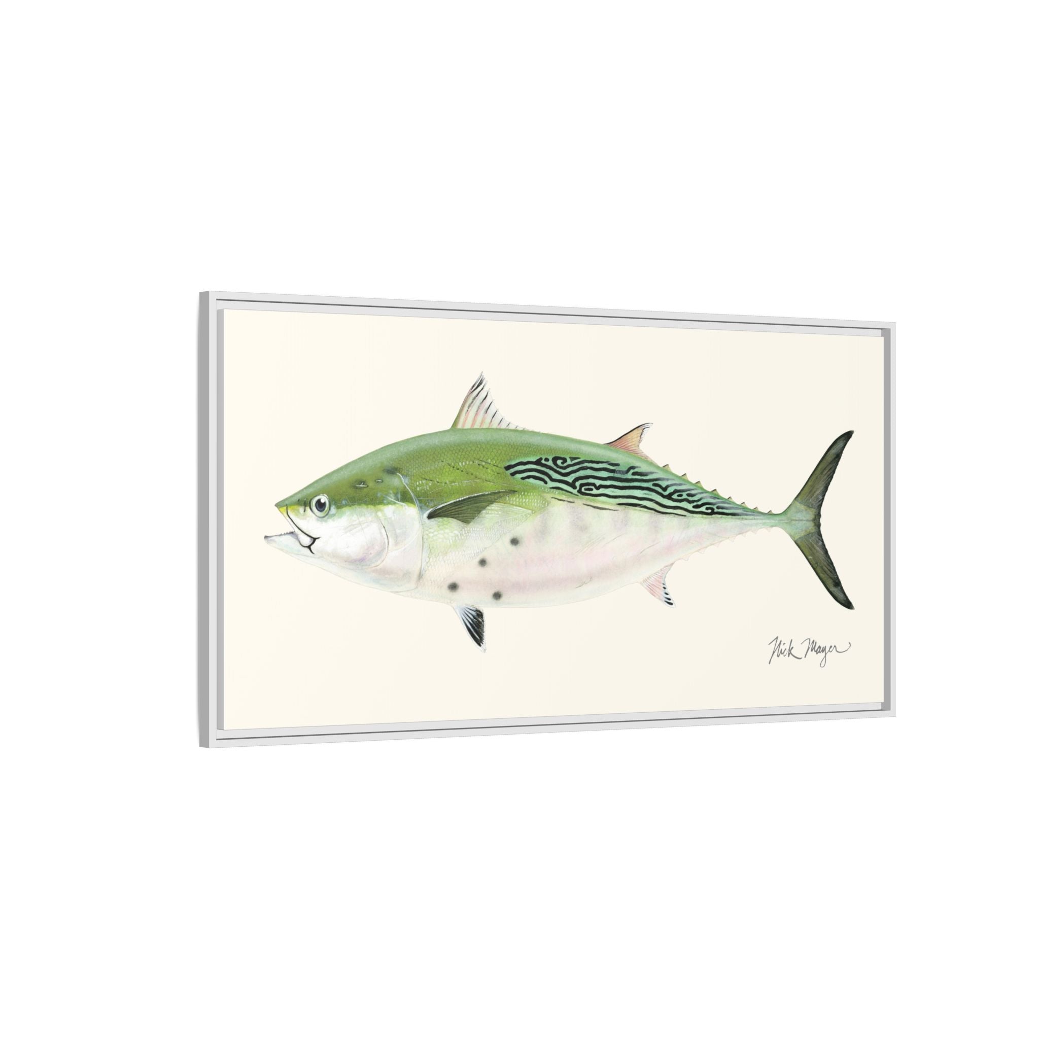 Albie Framed Canvas Print