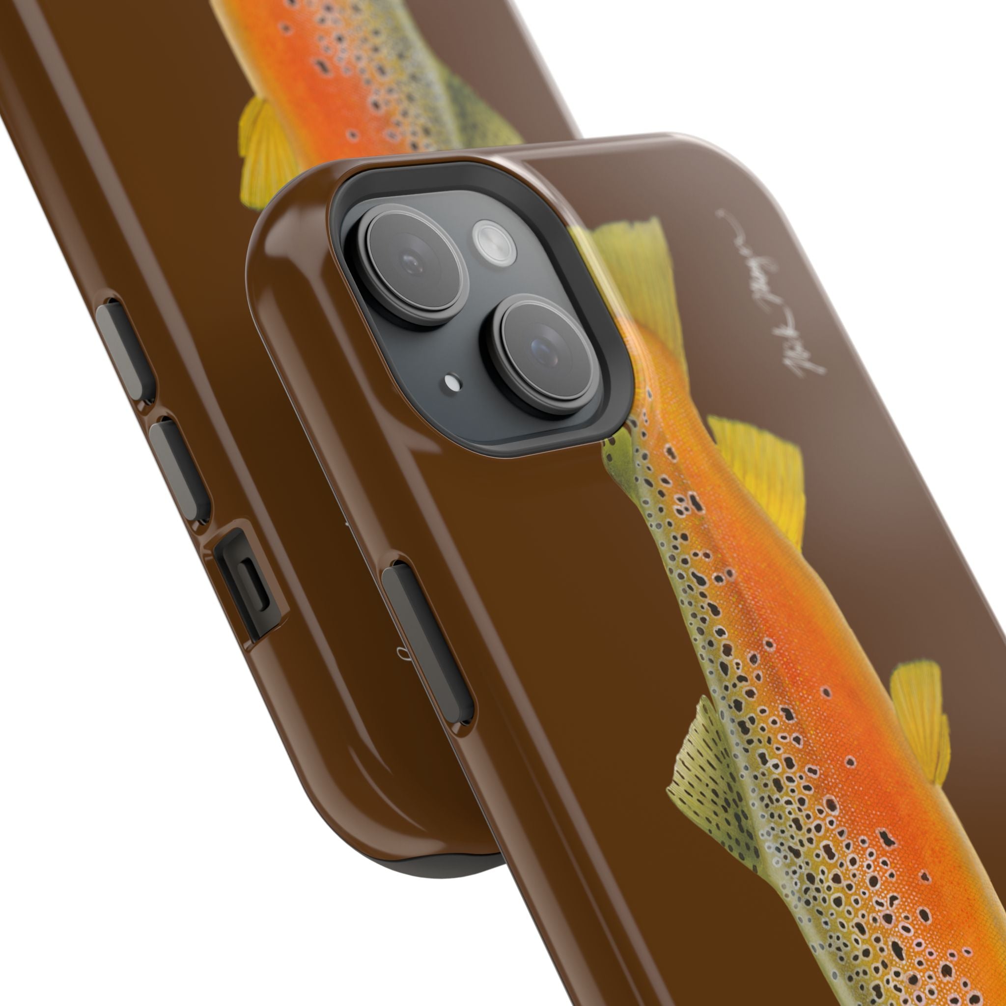 Brown Trout 2 Brown MagSafe iPhone Case, Limited Run