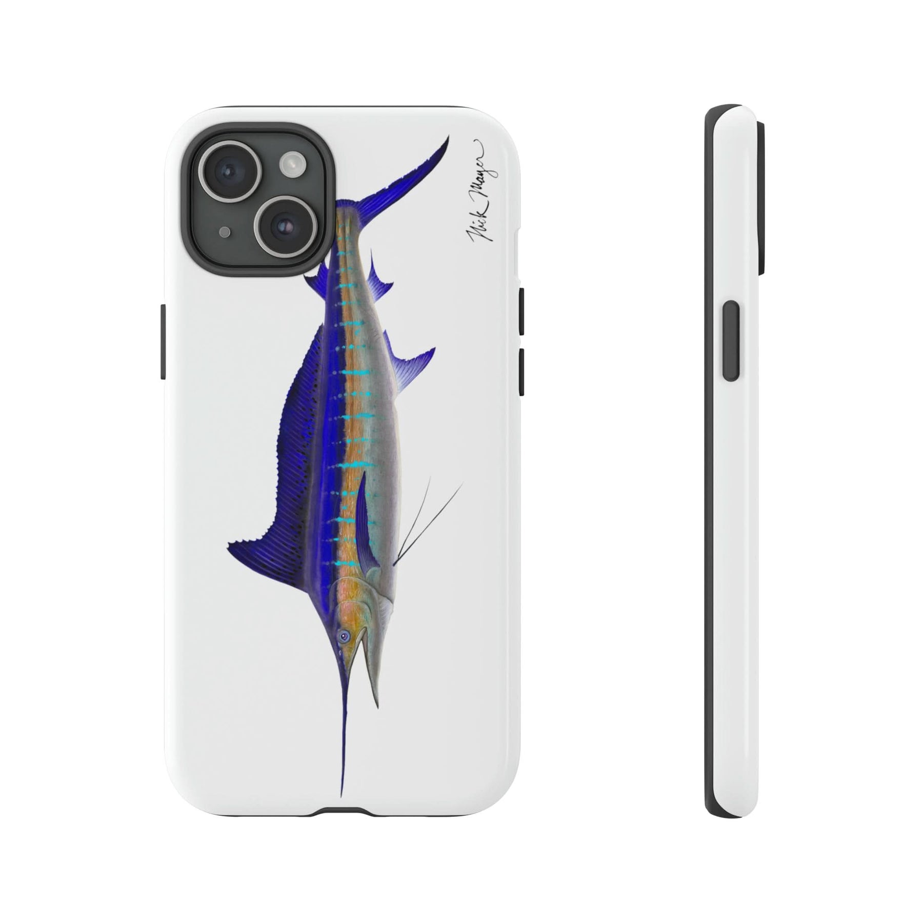 Striped Marlin iPhone 15 Case