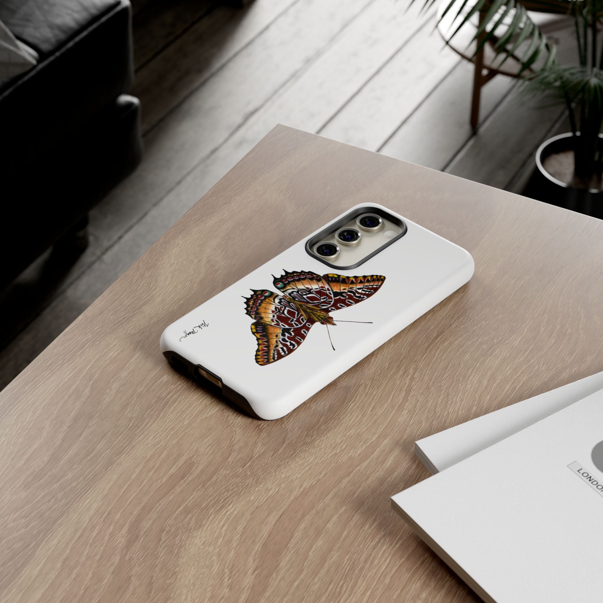 Black Bordered Charaxes Phone Case (Samsung)