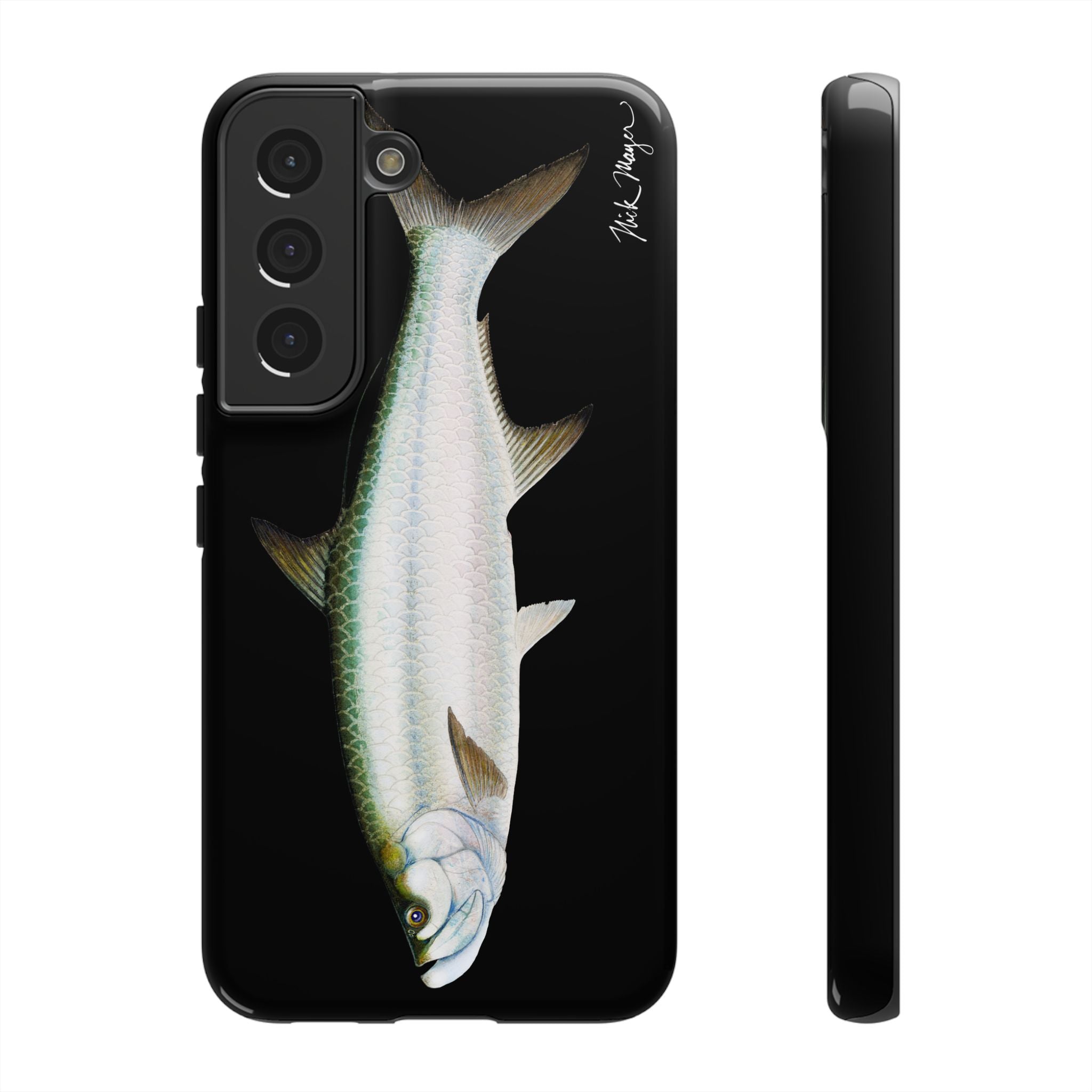 Tarpon Black Phone Case (Samsung) Printify
