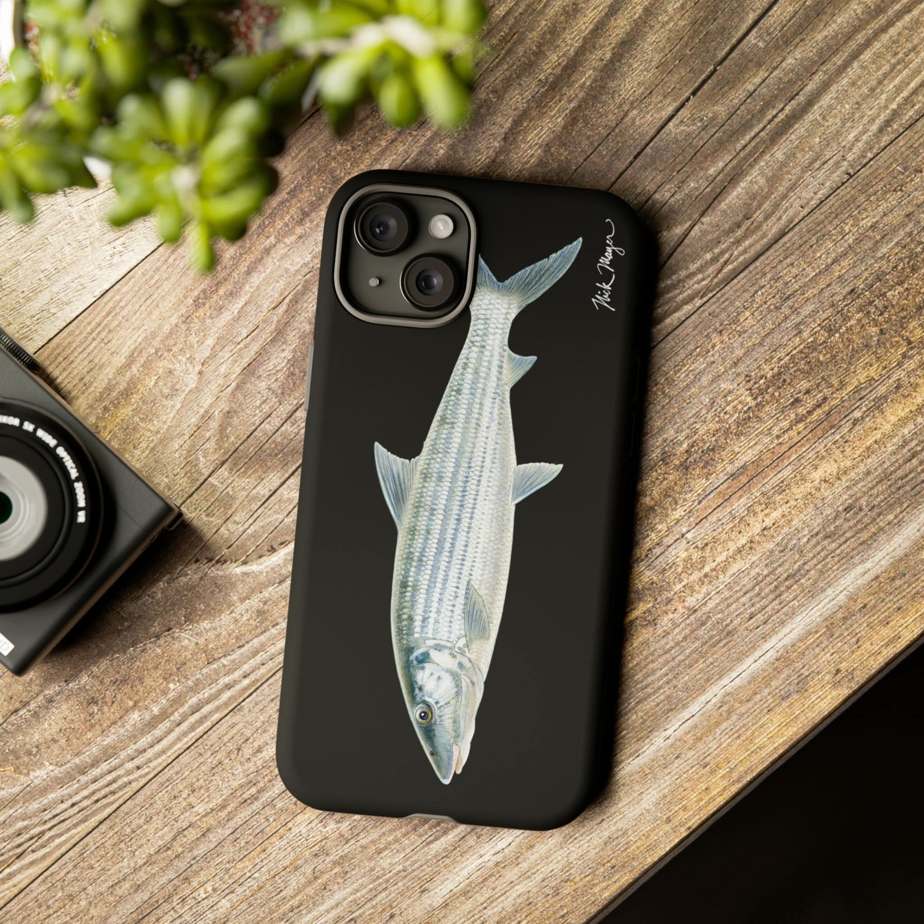 Bonefish Black iPhone 15 Case