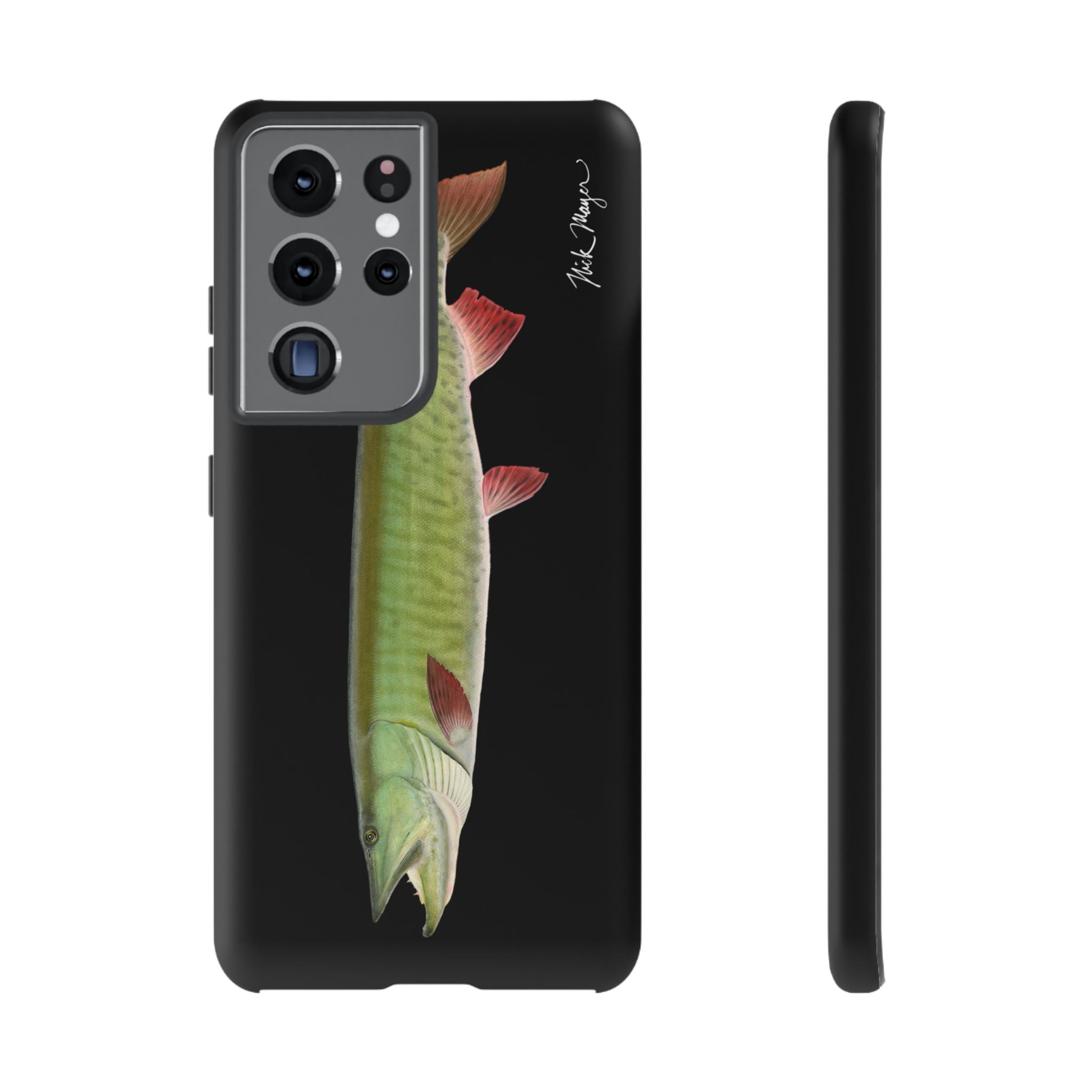 Trophy Muskie Black Phone Case (Samsung)