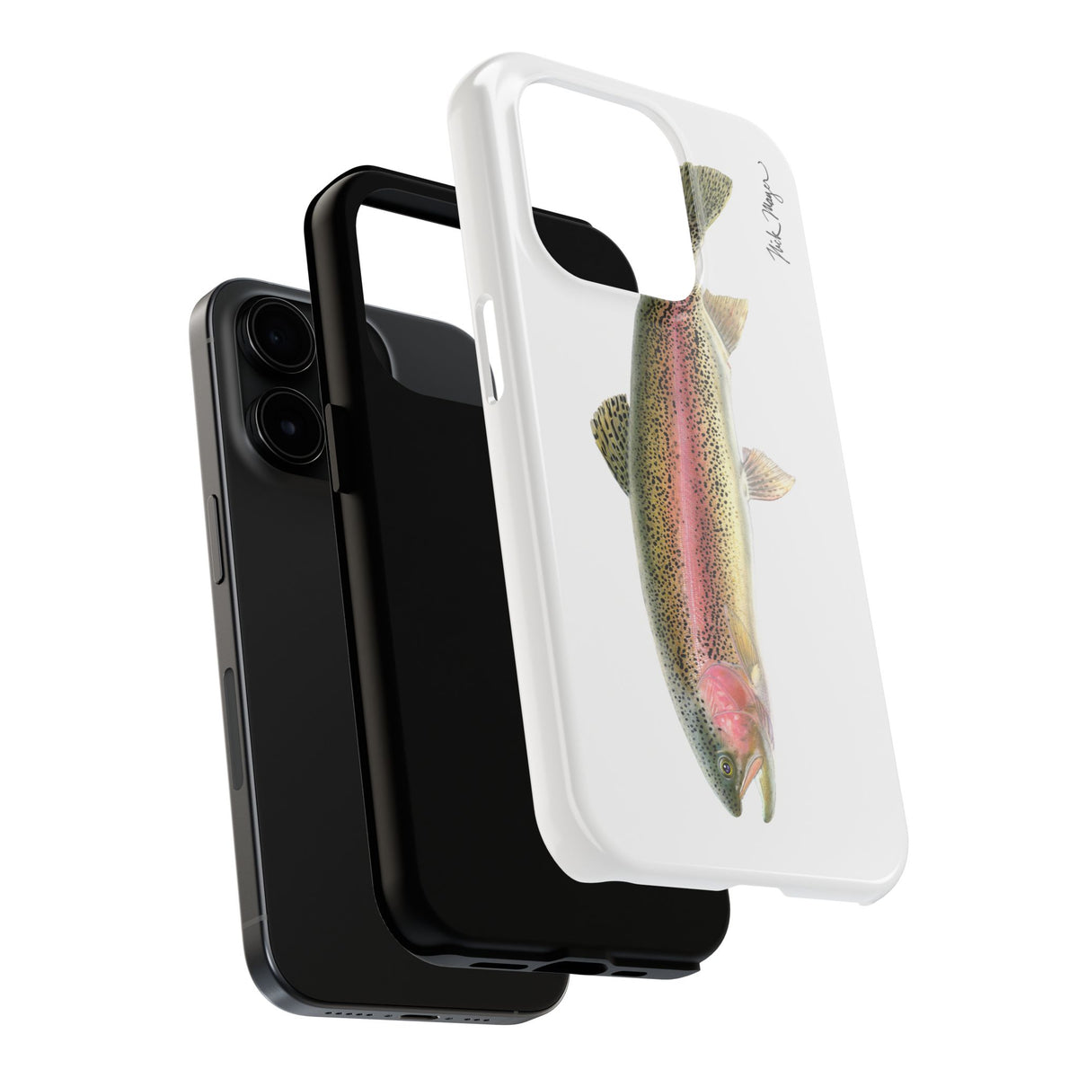 Rainbow Trout White Phone Case (iPhone) Printify