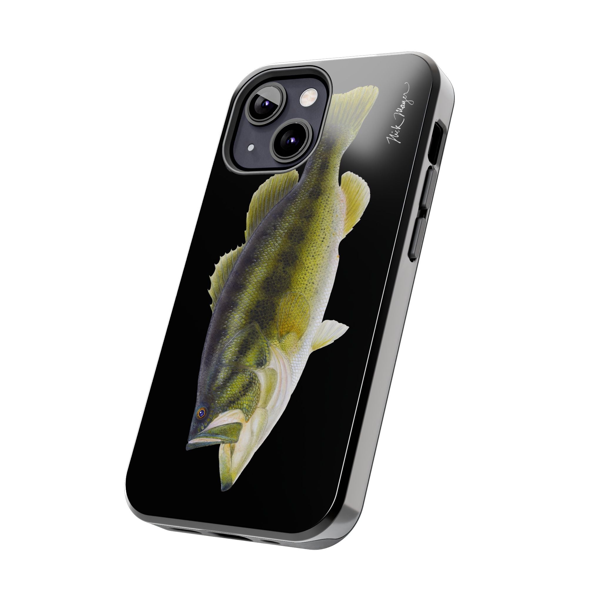 Largemouth Bass Black Phone Case (iPhone)