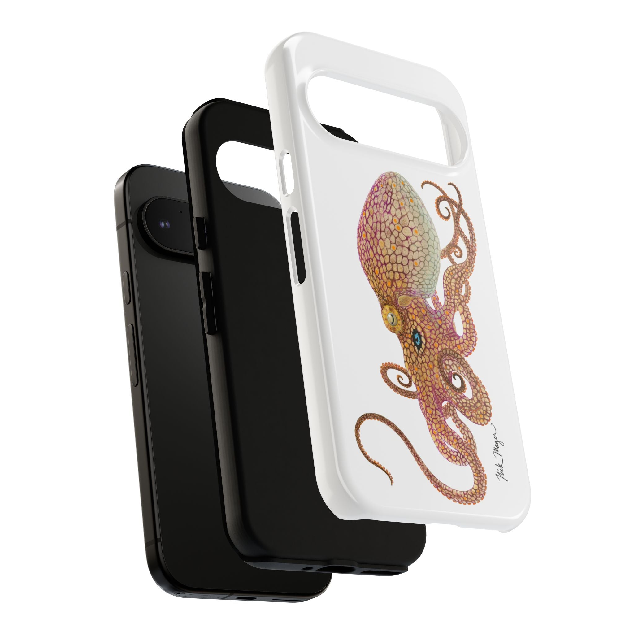 Two Spot Octopus White Phone Case (Samsung)