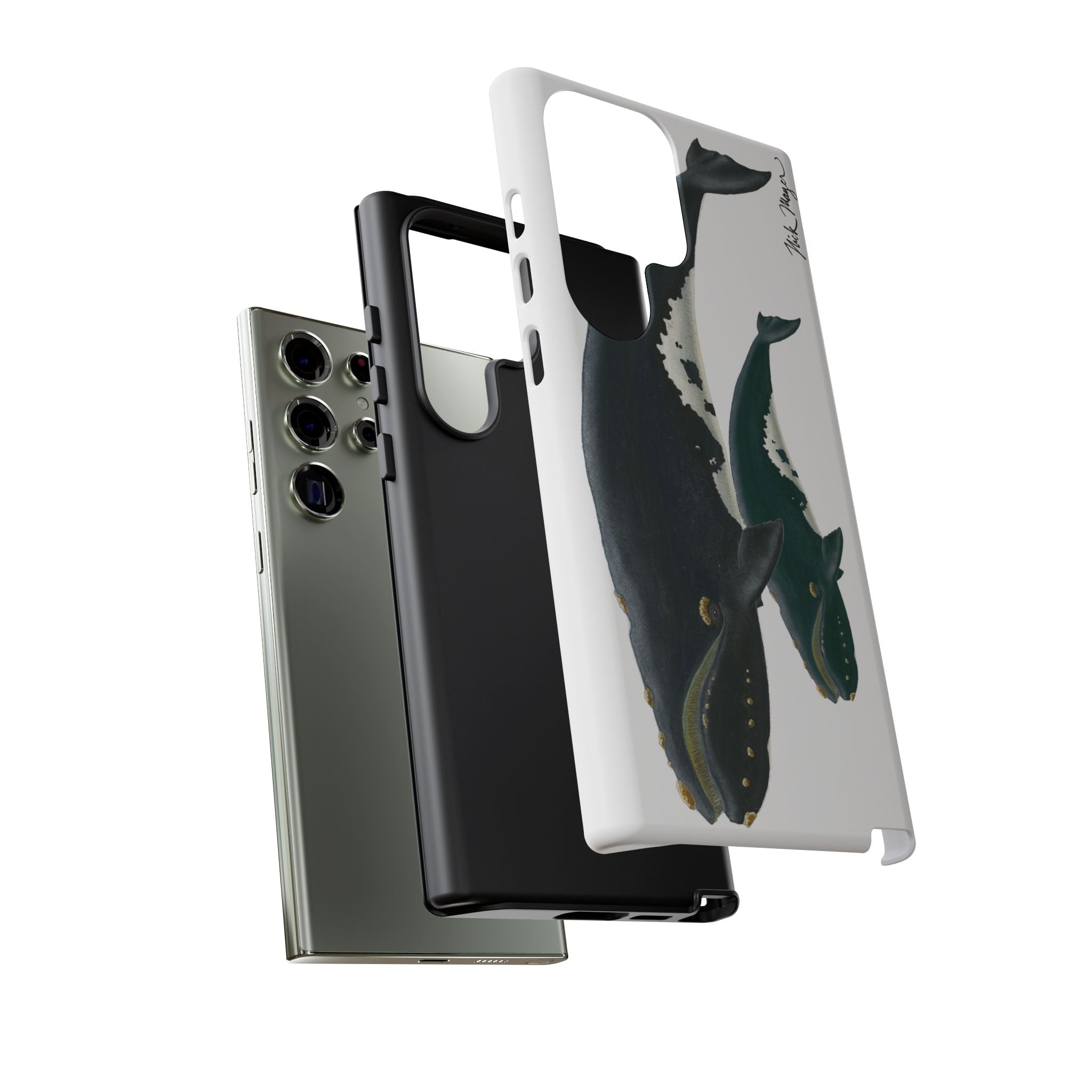 Mother & Calf Right Whale Phone Case (Samsung)