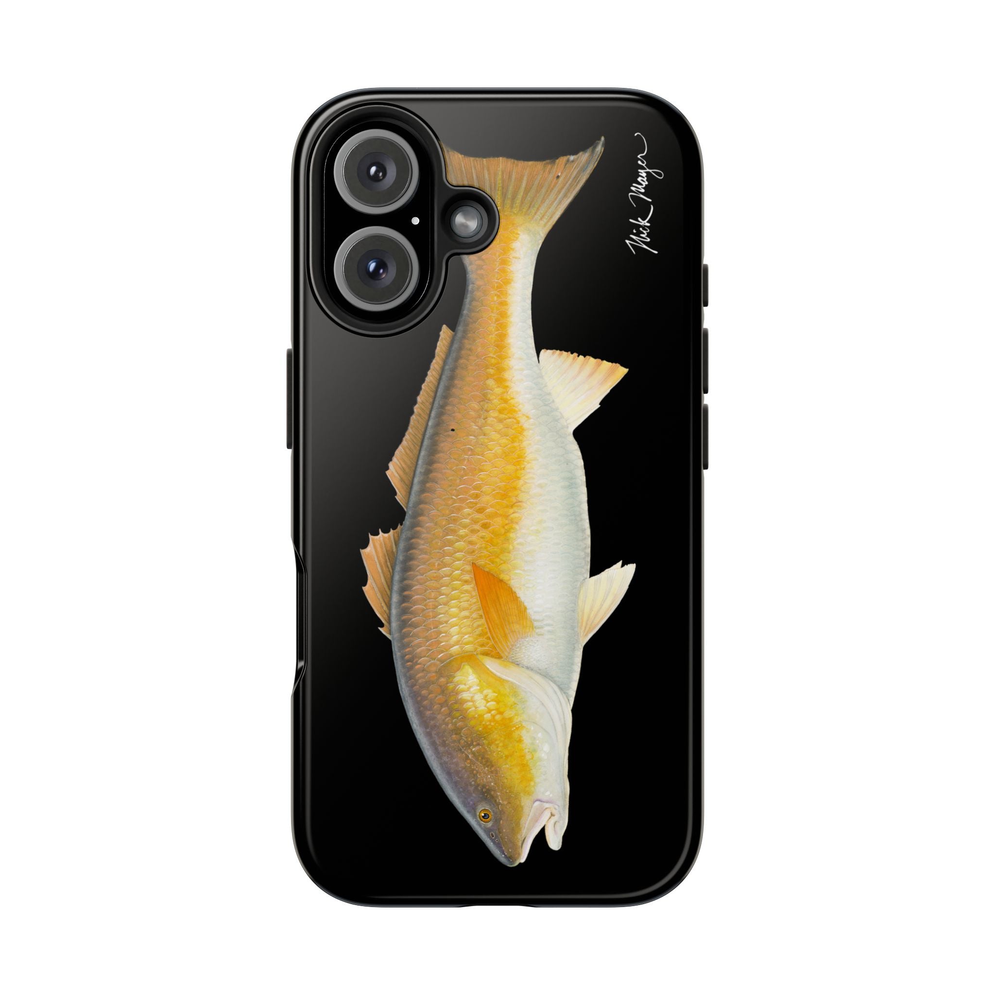 Bull Redfish Black Phone Case (iPhone)