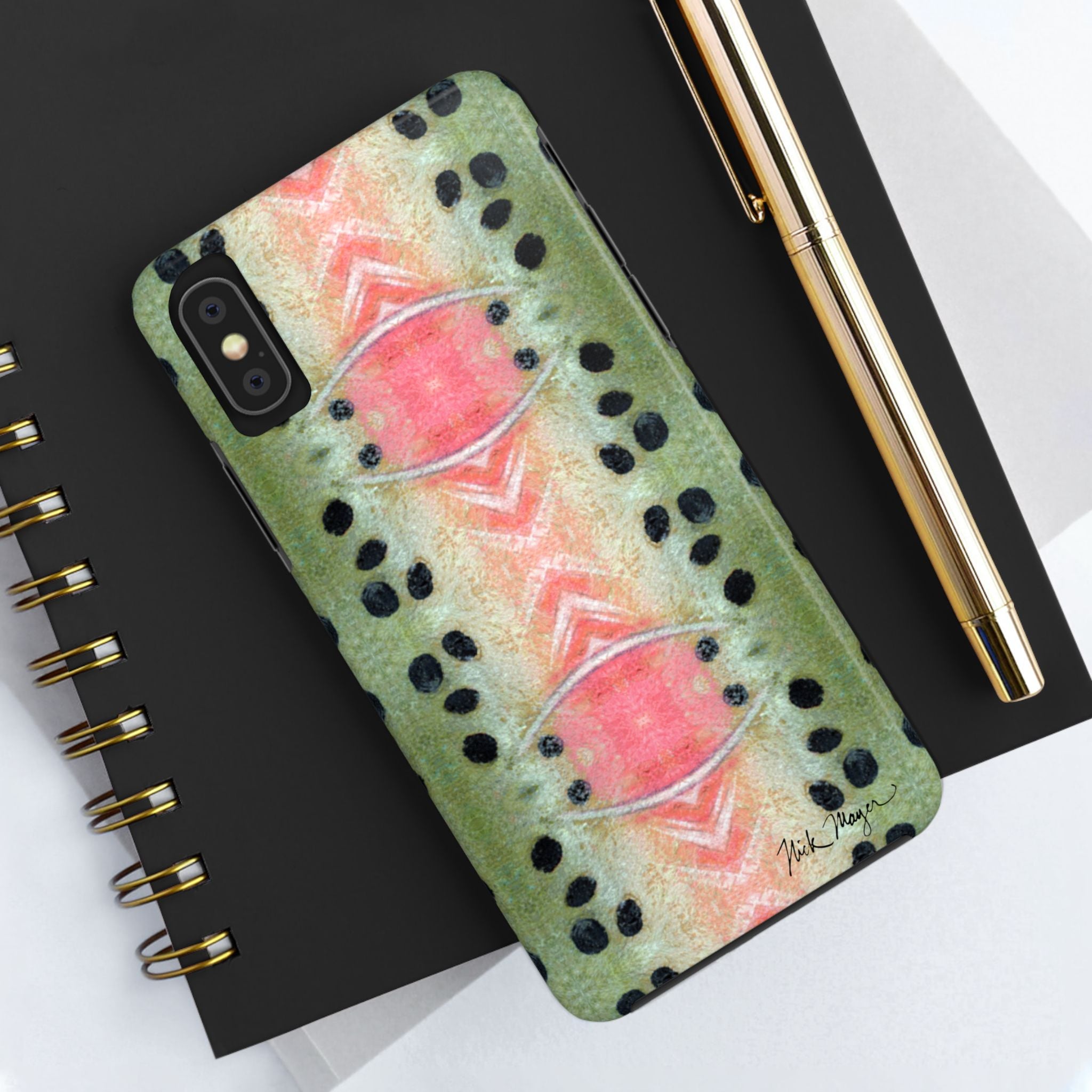 Rainbow Trout Pattern Phone Case (iPhone)