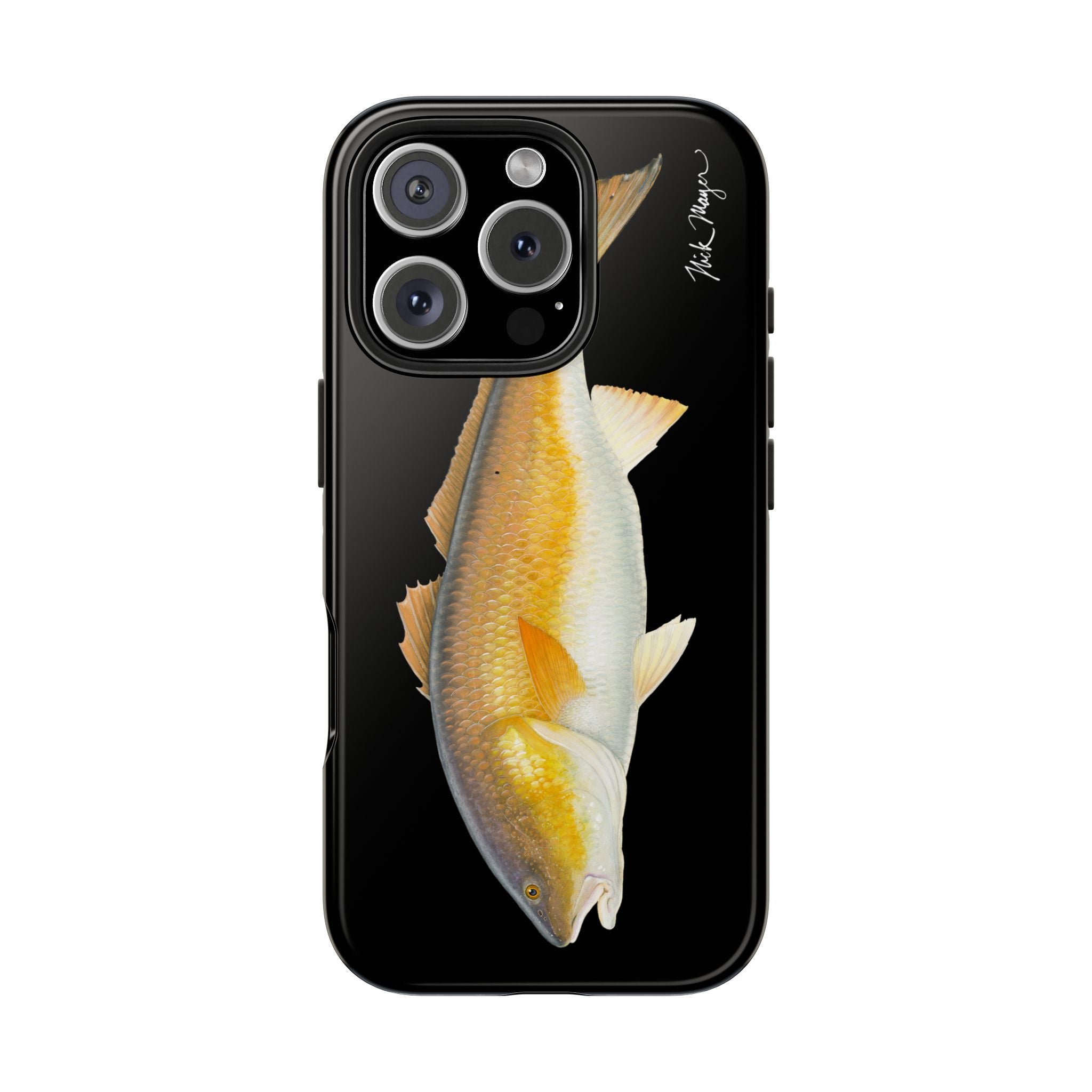 Bull Redfish Black Phone Case (iPhone)