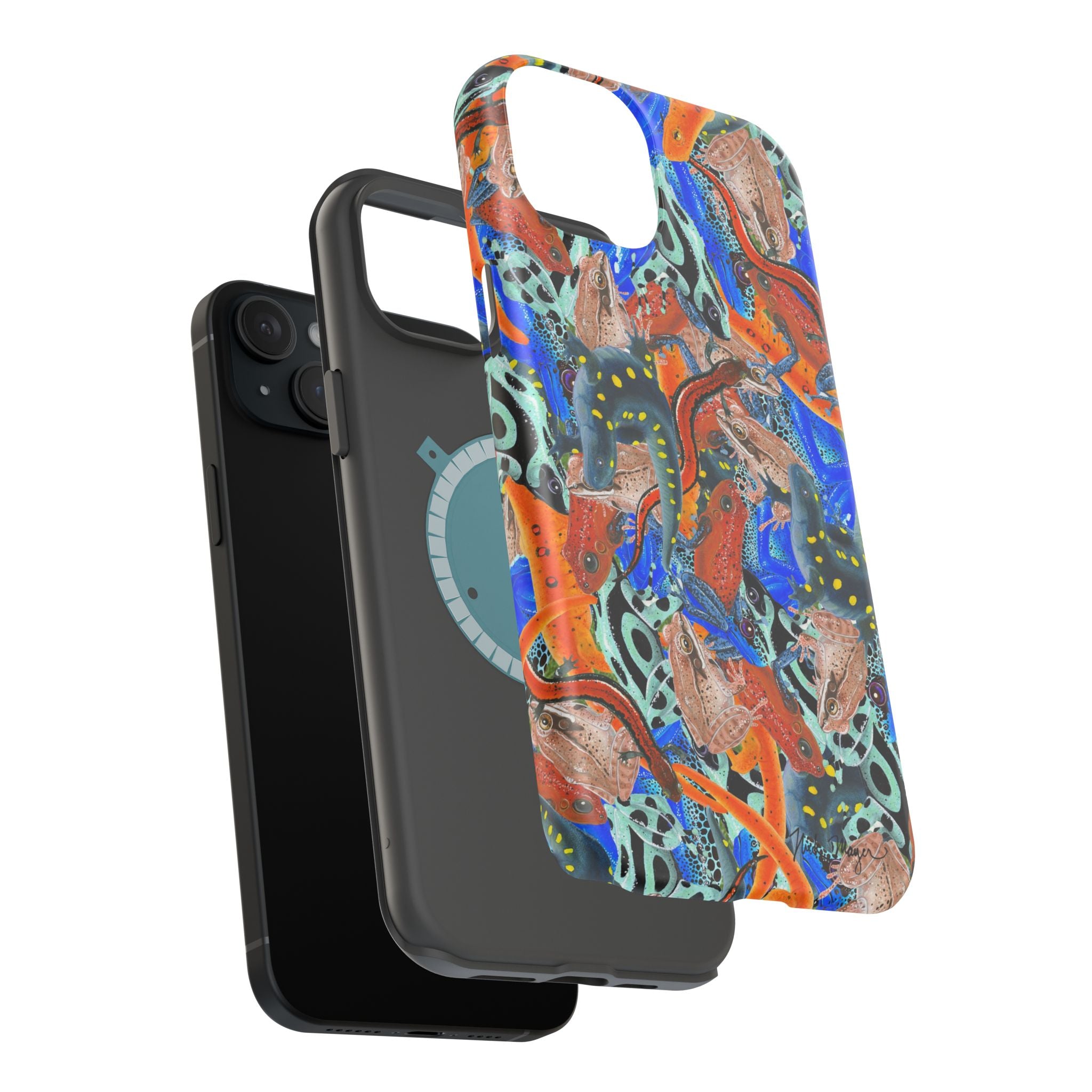 Frogs and Salamanders MagSafe iPhone Case