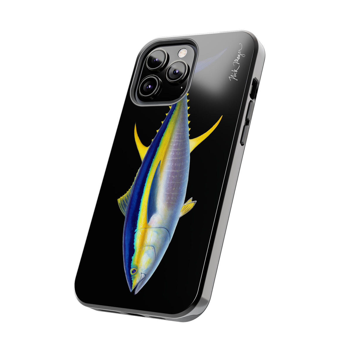 Yellowfin Tuna Black Phone Case (iPhone) Printify