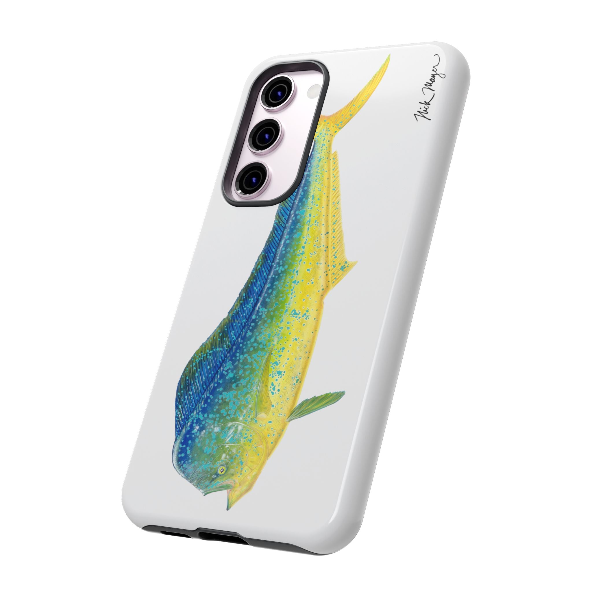 Bull Mahi White Phone Case (Samsung)