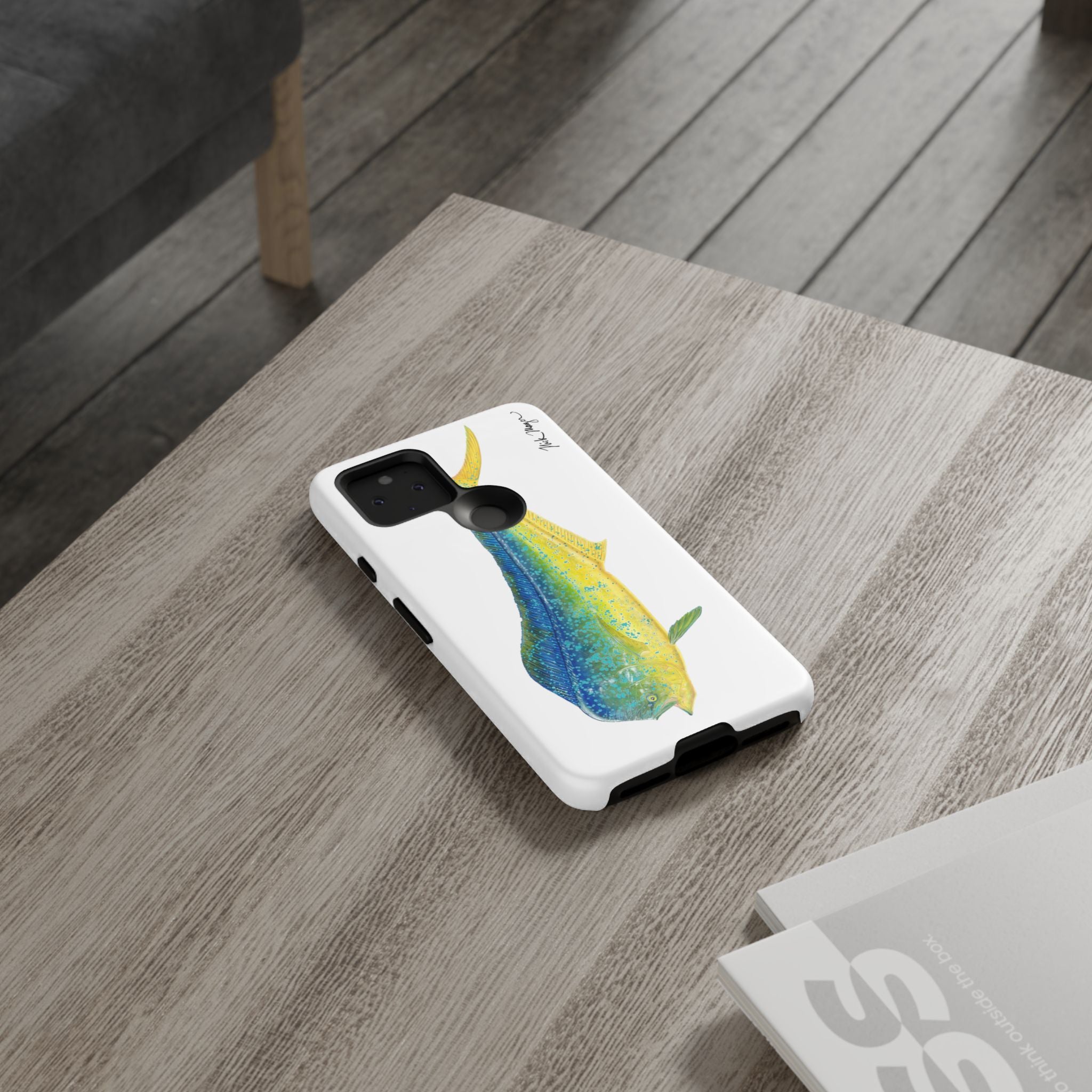 Bull Mahi White Phone Case (Samsung)