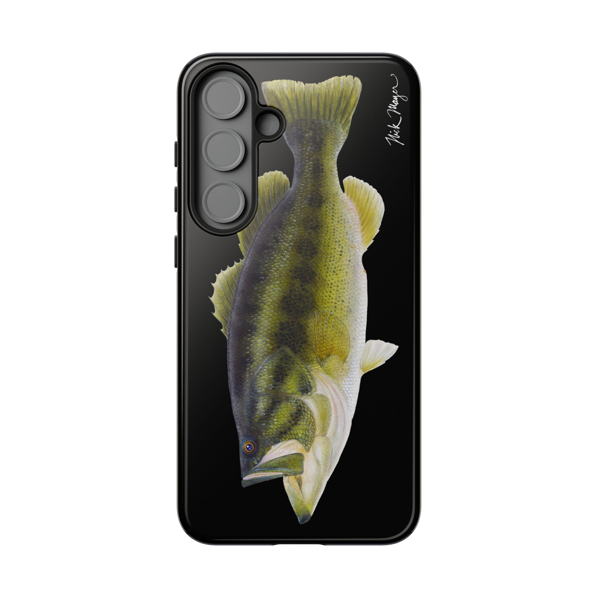 Largemouth Bass Black Phone Case (Samsung)