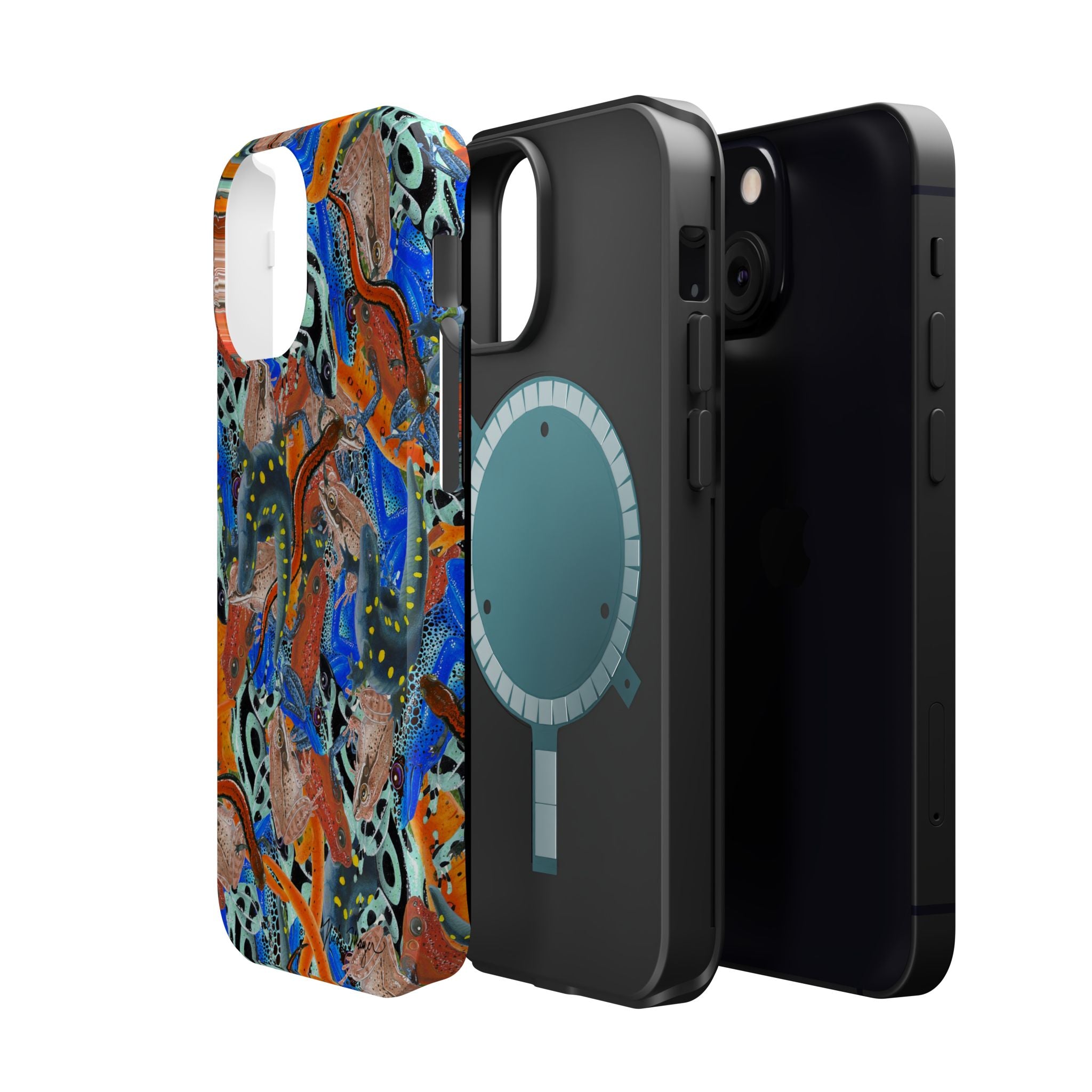 NEW Frogs and Salamanders MagSafe iPhone Case