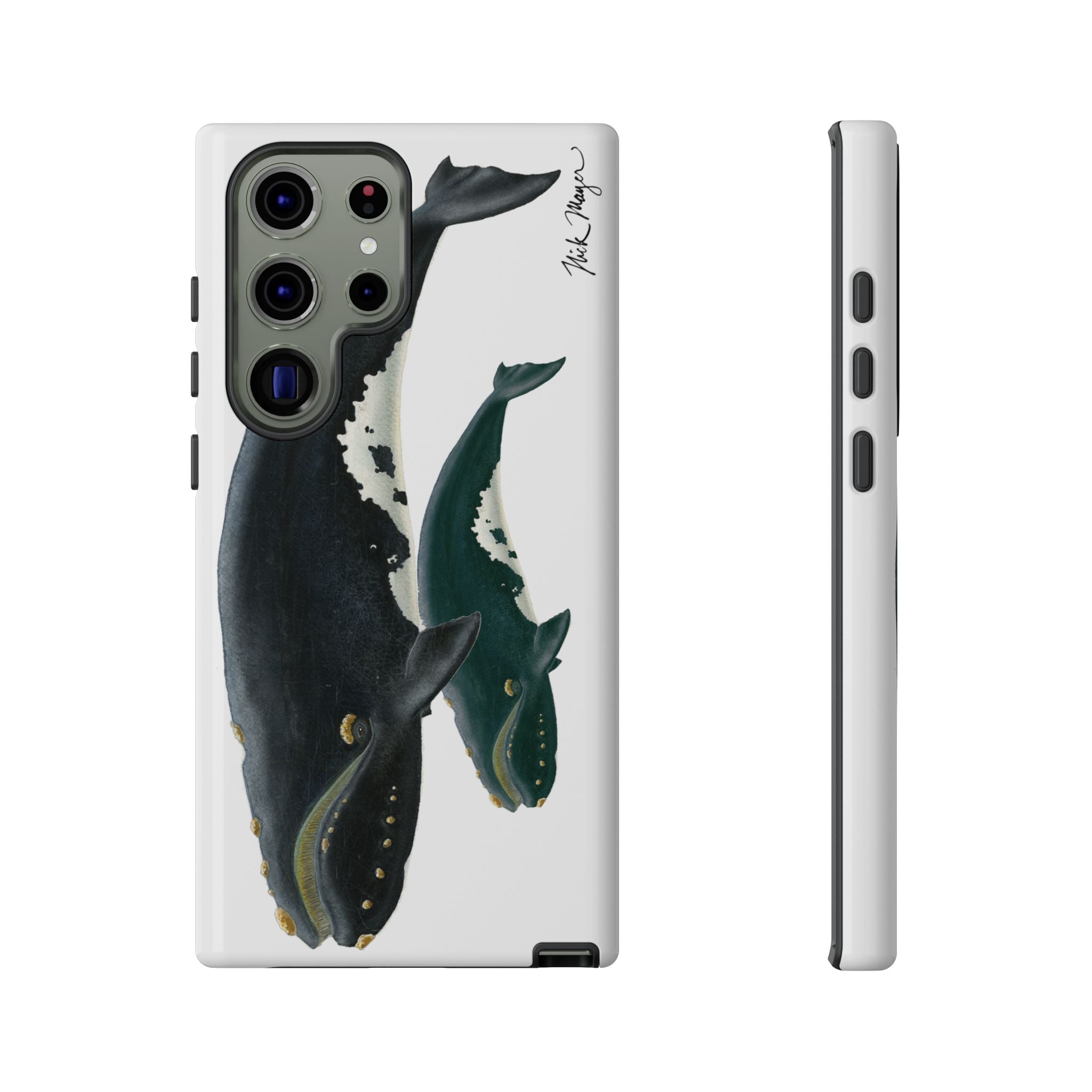 Mother & Calf Right Whale Phone Case (Samsung)