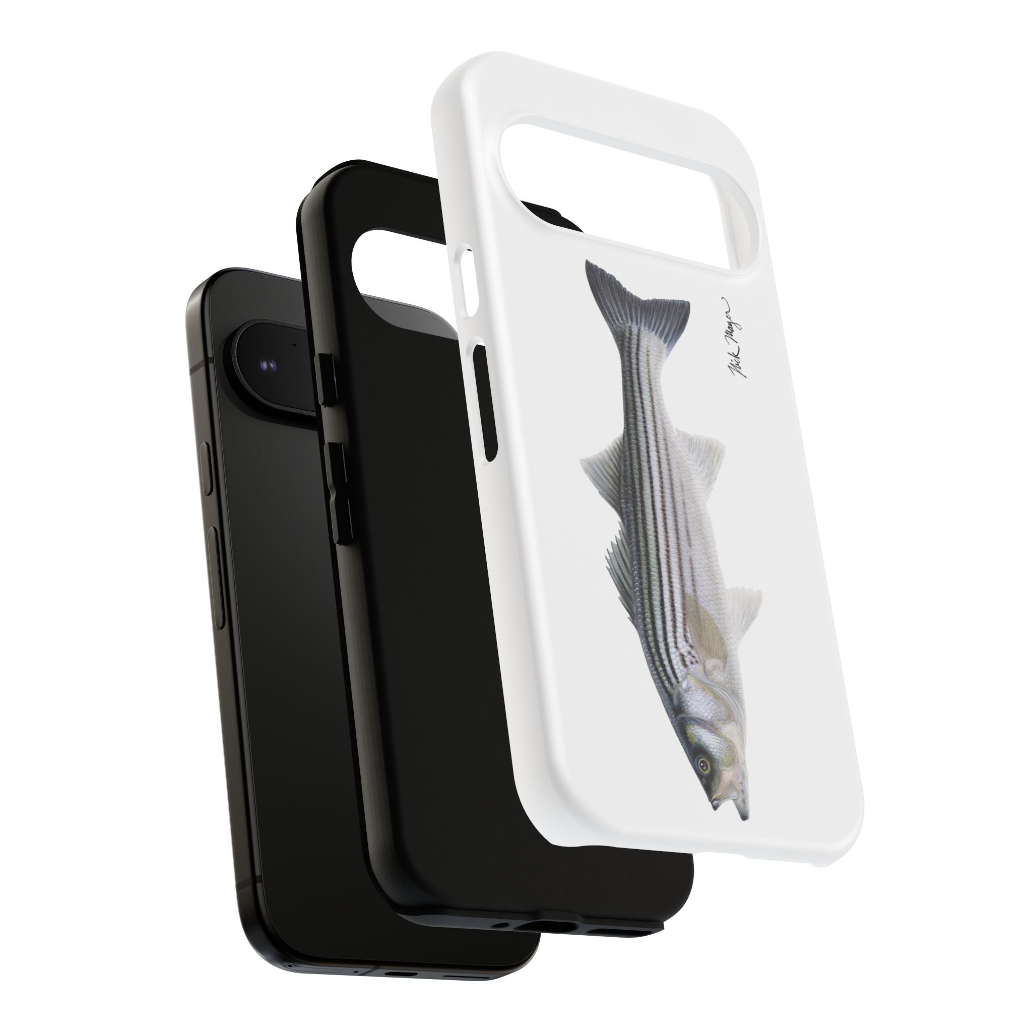 Schoolie Striper White Phone Case (Samsung) Printify